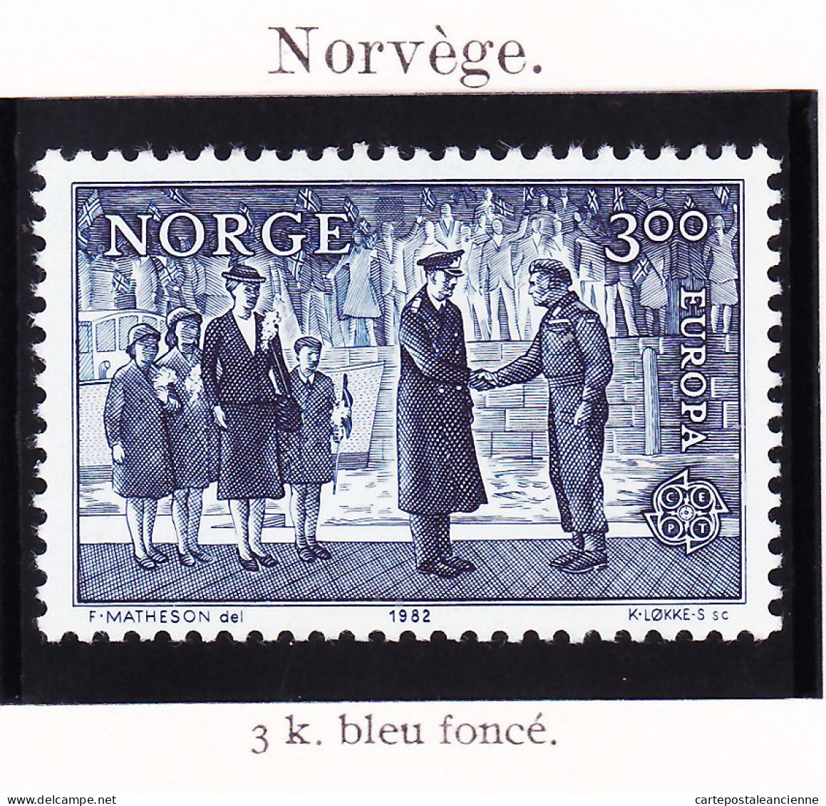 28232 / CEPT EUROPA 1982 NORGE Norvège 300  Yvert-Tellier N° 822 Michel N° 866  ** MNH C.E.P.T - 1982
