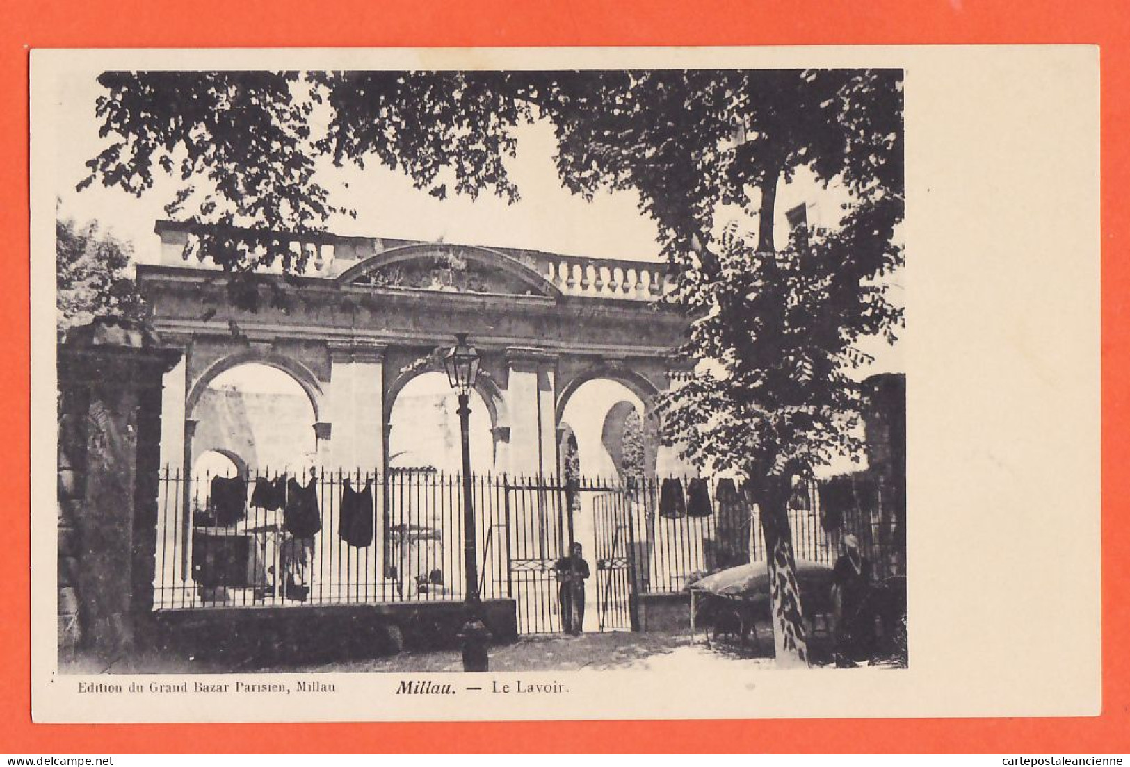 28472 / MILLAU 12-Aveyron Le Lavoir Municipal 1910s Edition Grand Bazar Parisien - Millau