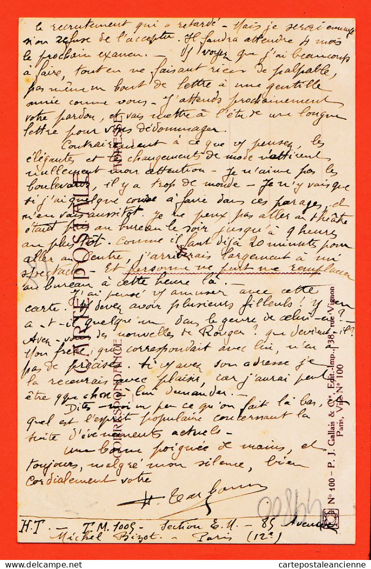 28072 / Lisez (2) Curieuse Interessante Correspondance Poilu Planqué? Ill Maurice LEROY Marraines POILUS-GALLAIS 100 - Other & Unclassified