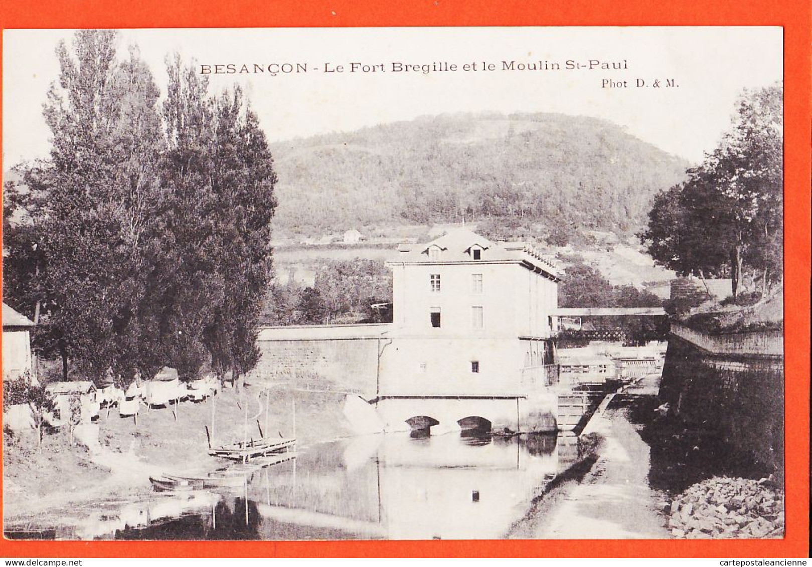 28135 / Etat Parfait BESANCON 25-Doubs Le Fort BREGEVILLE Et Le Moulin SAINT-PAUL St 19100s Photo D & M - Besancon