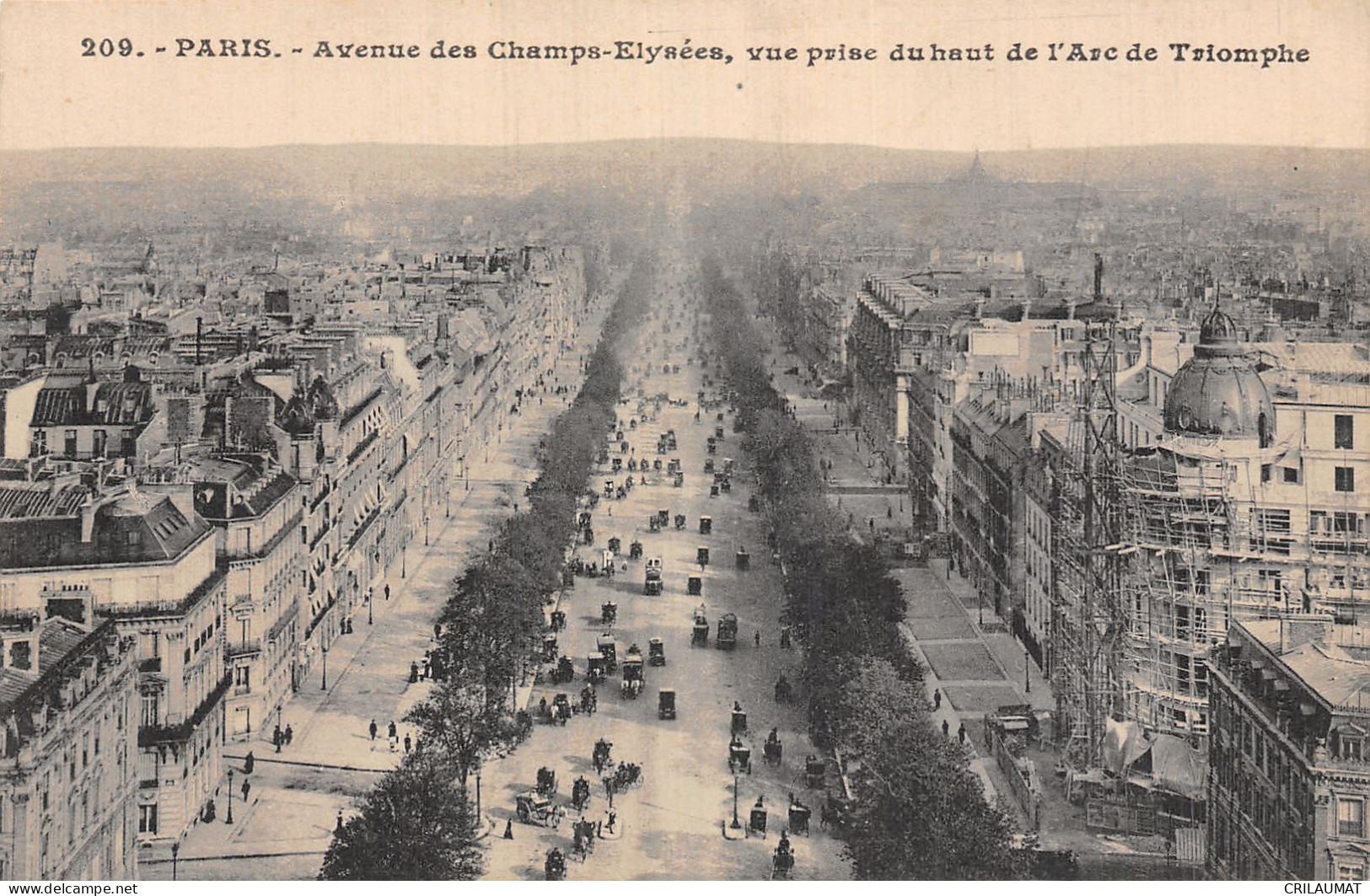 75-PARIS AVENUE DES CHAMPS ELYSEES-N°5166-H/0149 - Champs-Elysées