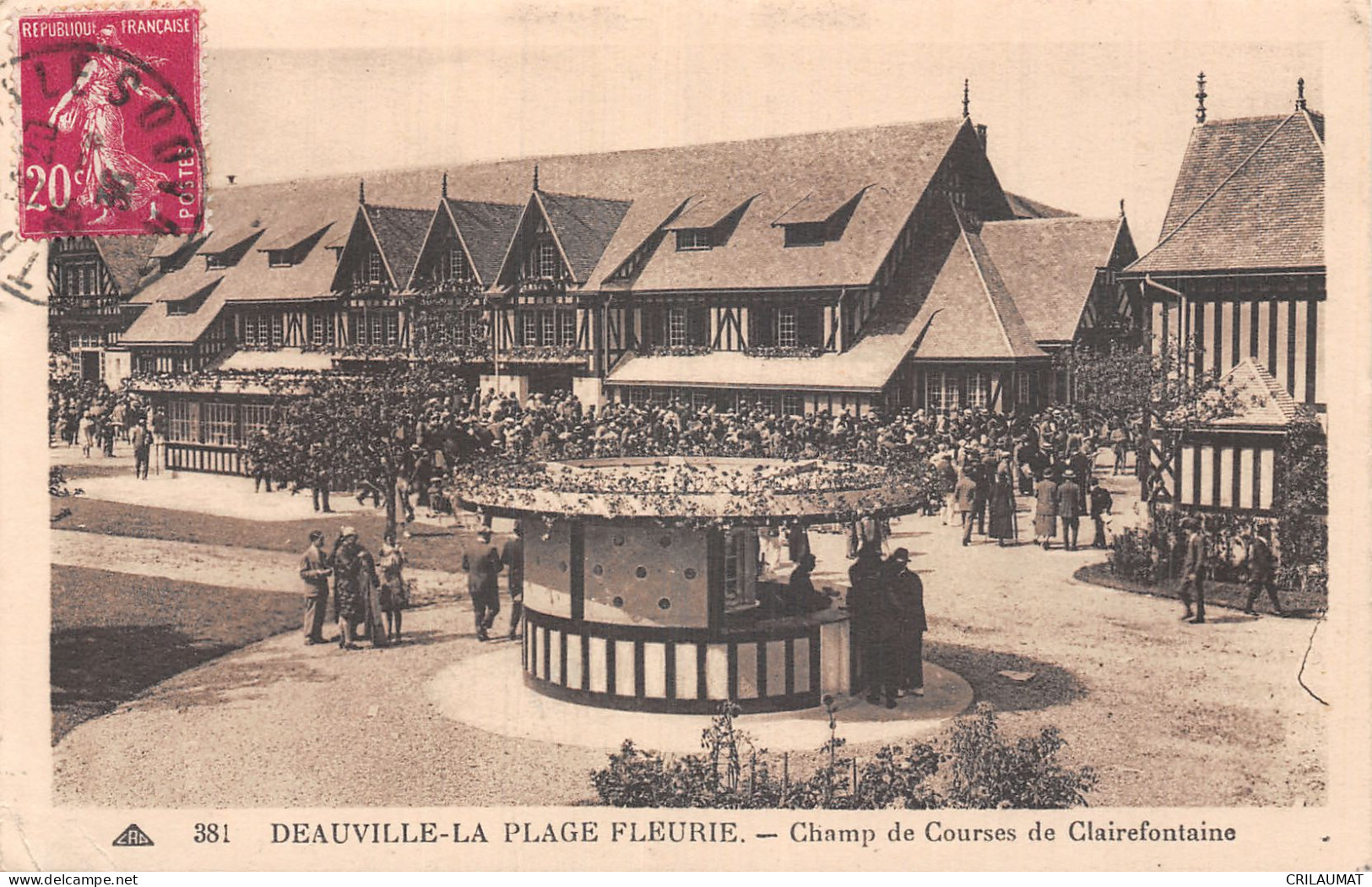 14-DEAUVILLE PLAGE FLEURIE-N°5166-G/0293 - Deauville