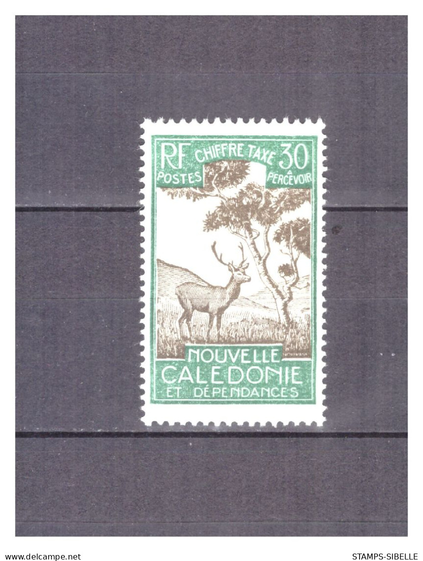 NOUVELLE  CALEDONIE . TAXE  N °  33.  30  C   .  NEUF  *  SUPERBE . - Unused Stamps