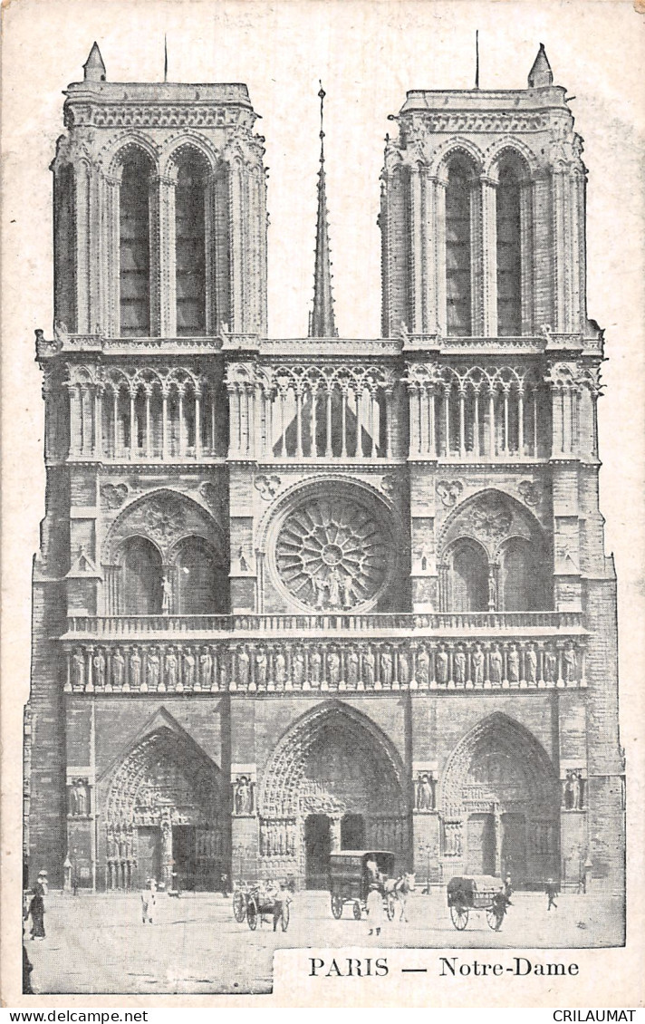 75-PARIS NOTRE DAME-N°5166-F/0203 - Notre Dame Von Paris