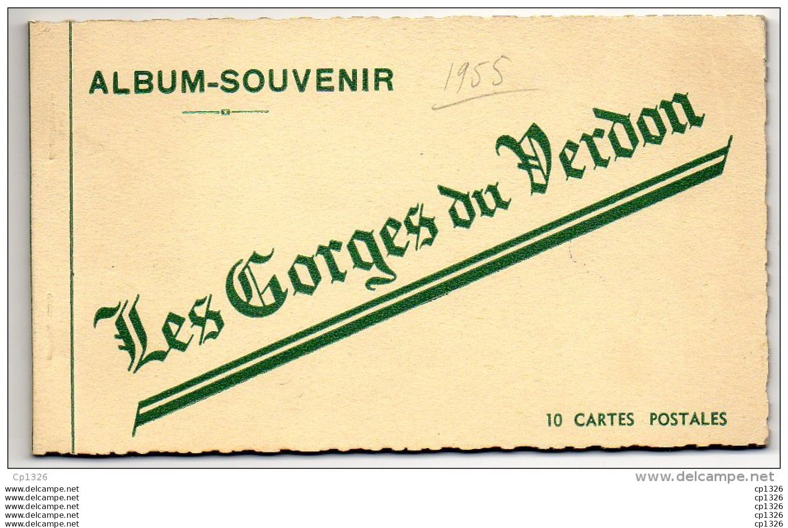 510Bf   04 Les Gorges Du Verdon Carnet Complet En TTBE De 10 Cpsm Format Cpa - Other & Unclassified