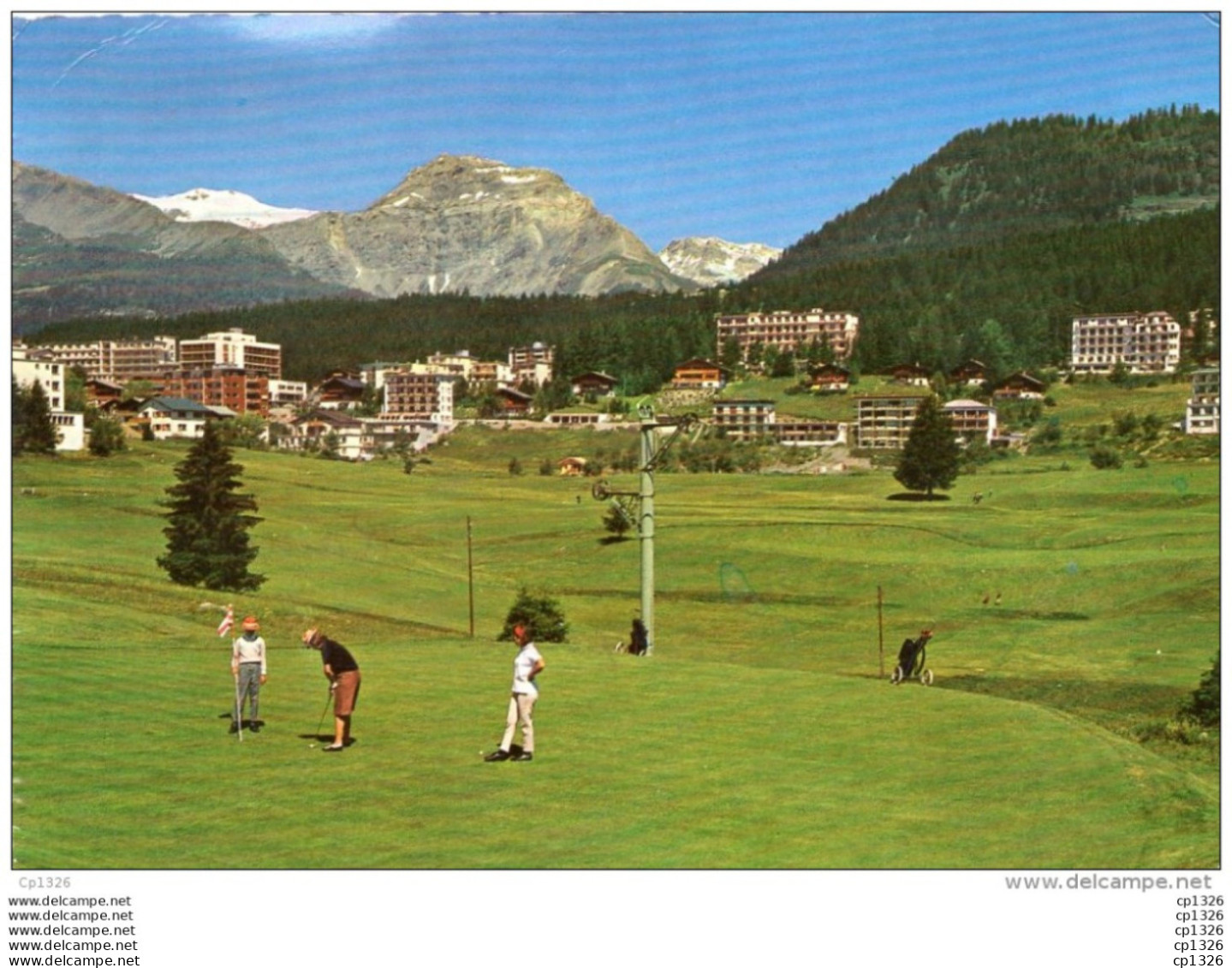 64Stm   Suisse Crans S / Sierre Jeux Du Golf (pas Courante) - Sierre