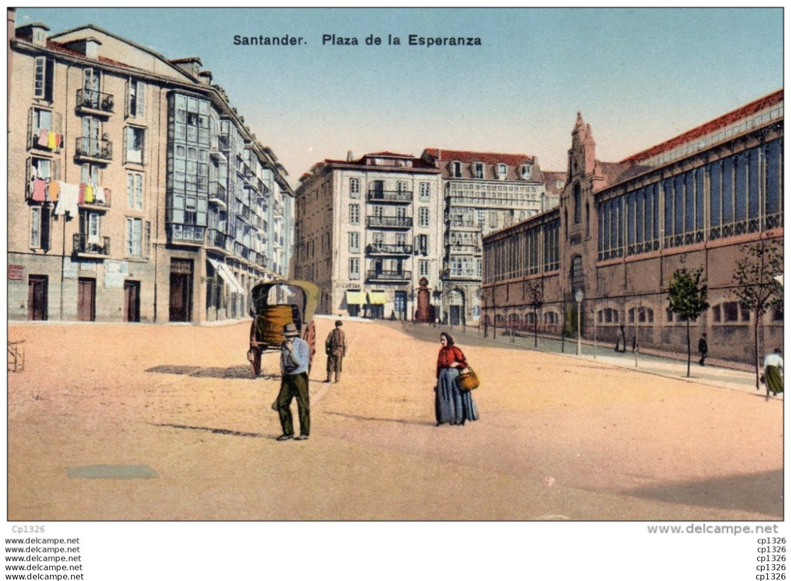 55Nja   Espagne Santander Plaza De La Esperanza - Cantabria (Santander)