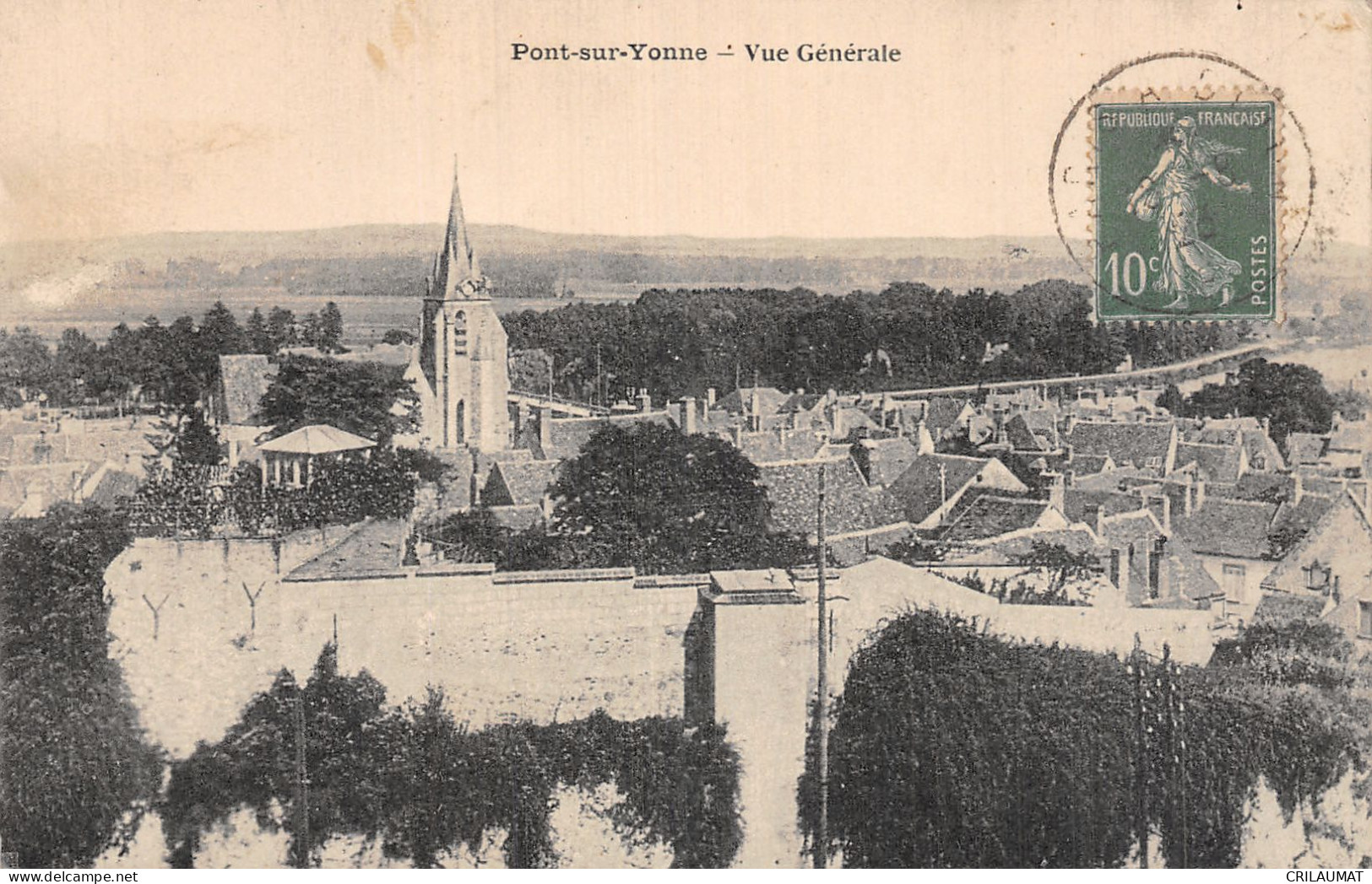 89-PONT SUR YONNE-N°T5167-A/0121 - Pont Sur Yonne
