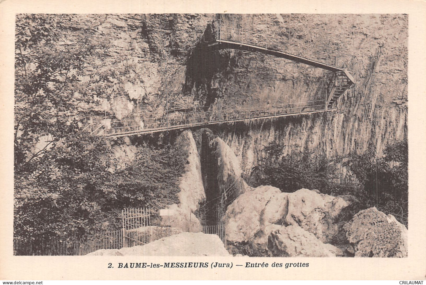 39-BAUME LES MESSSIEURS-N°T5167-A/0079 - Baume-les-Messieurs