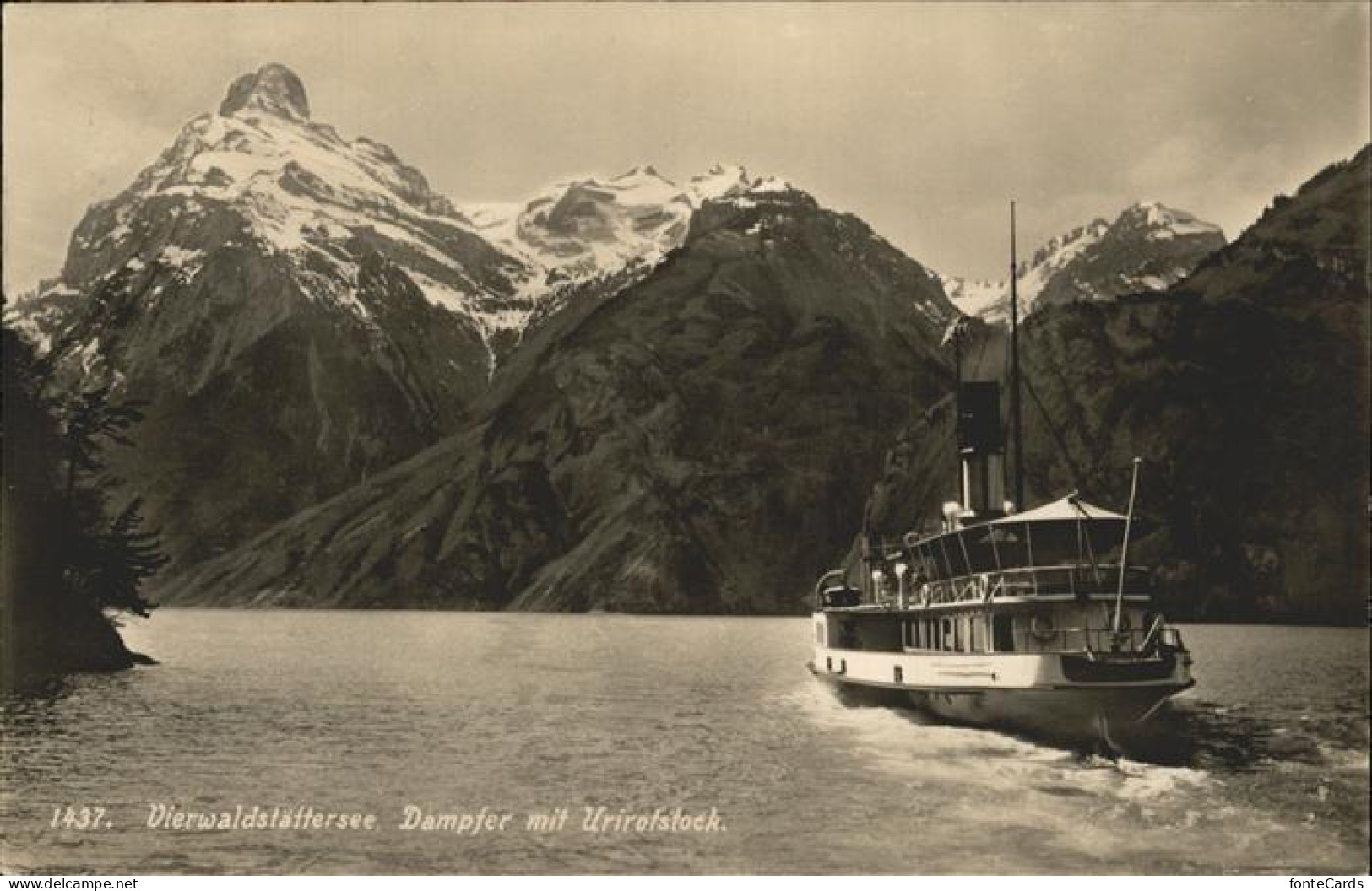 11199019 Vierwaldstaettersee SZ Dampfer Urirotstock Brunnen - Andere & Zonder Classificatie