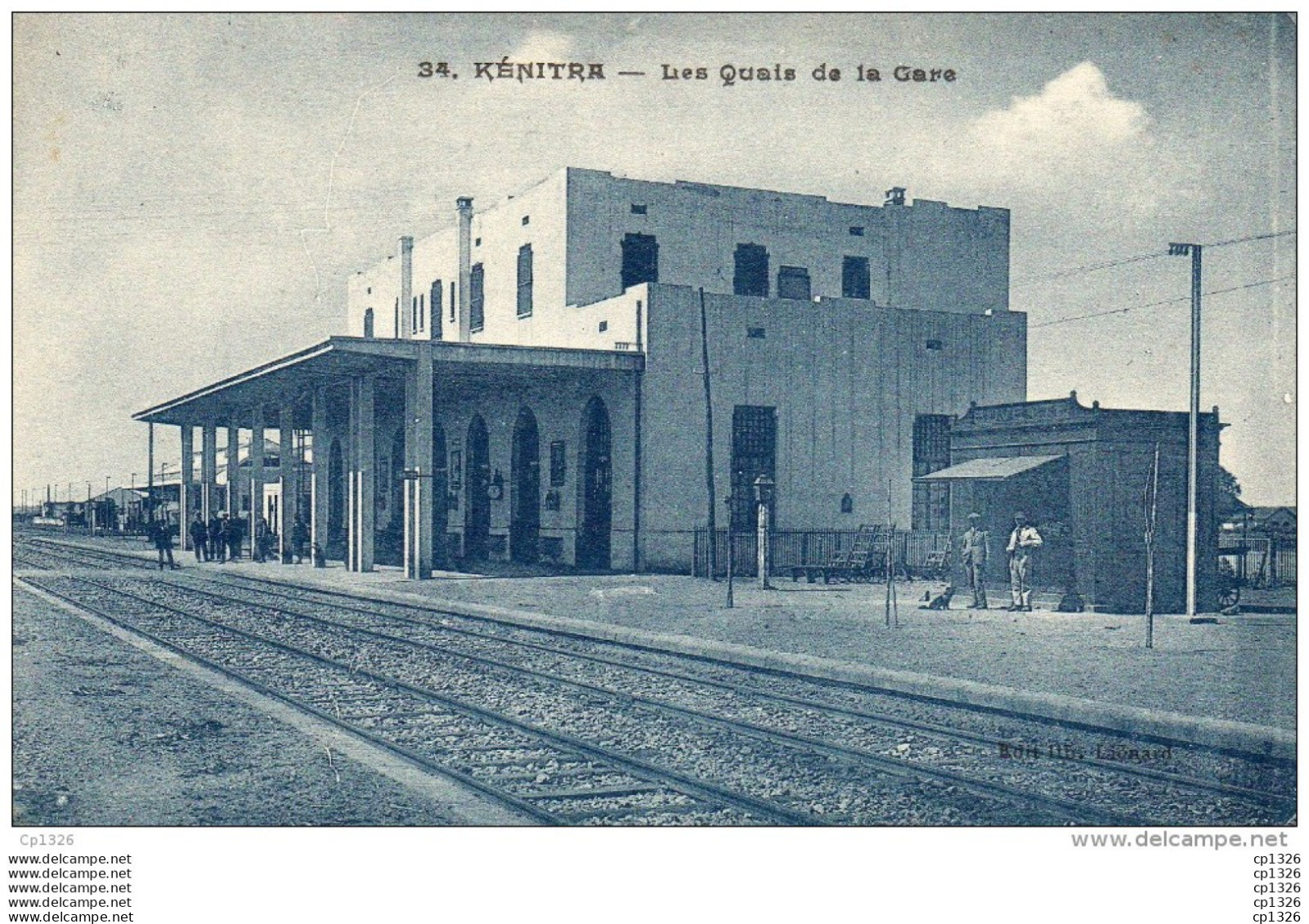 62Cc  Maroc Kenitra La Gare En TBE - Autres & Non Classés