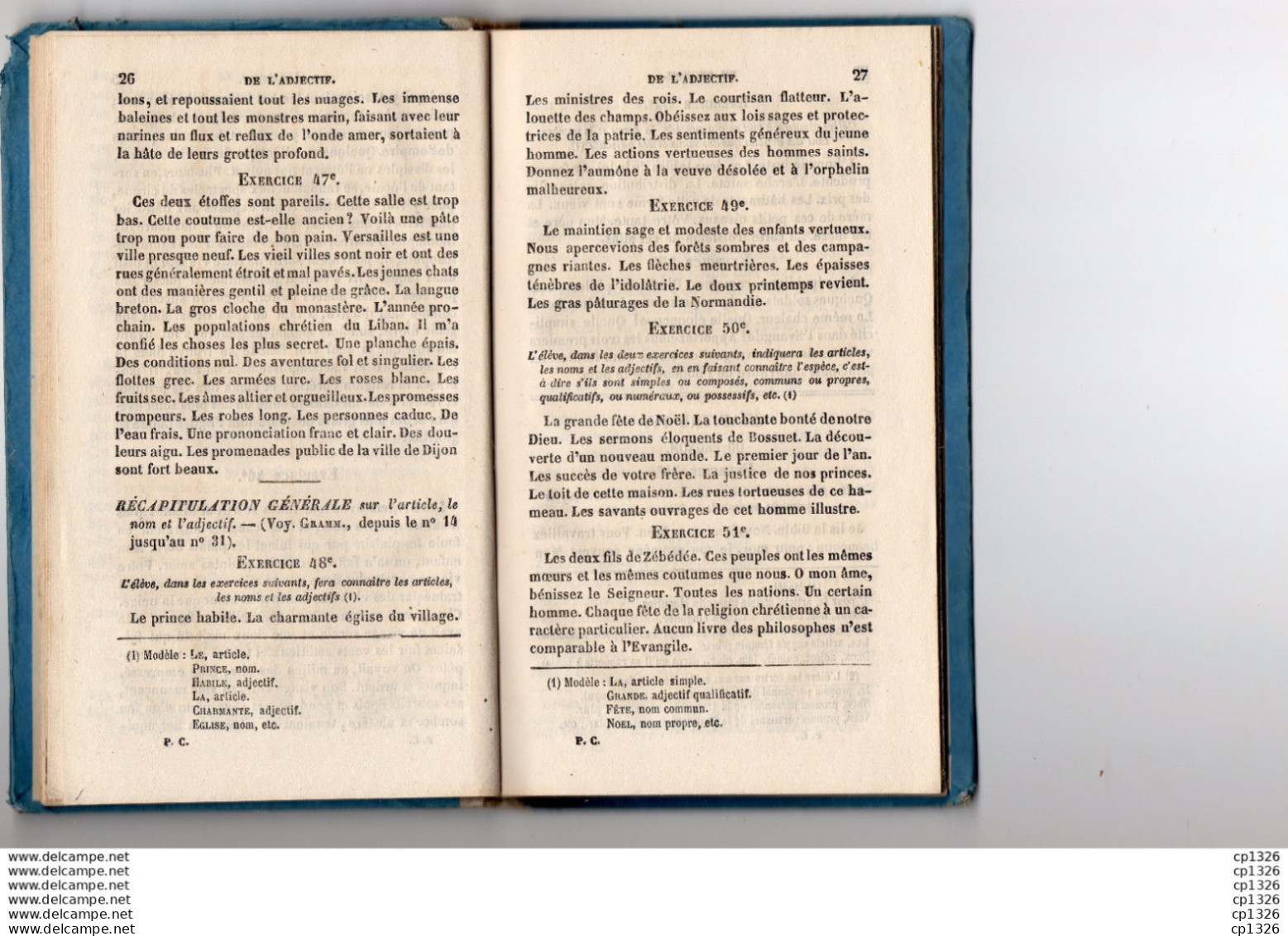 7z Petit Cours D'exercices Français Grammaire Petit Manuel De 1871 - 12-18 Jaar