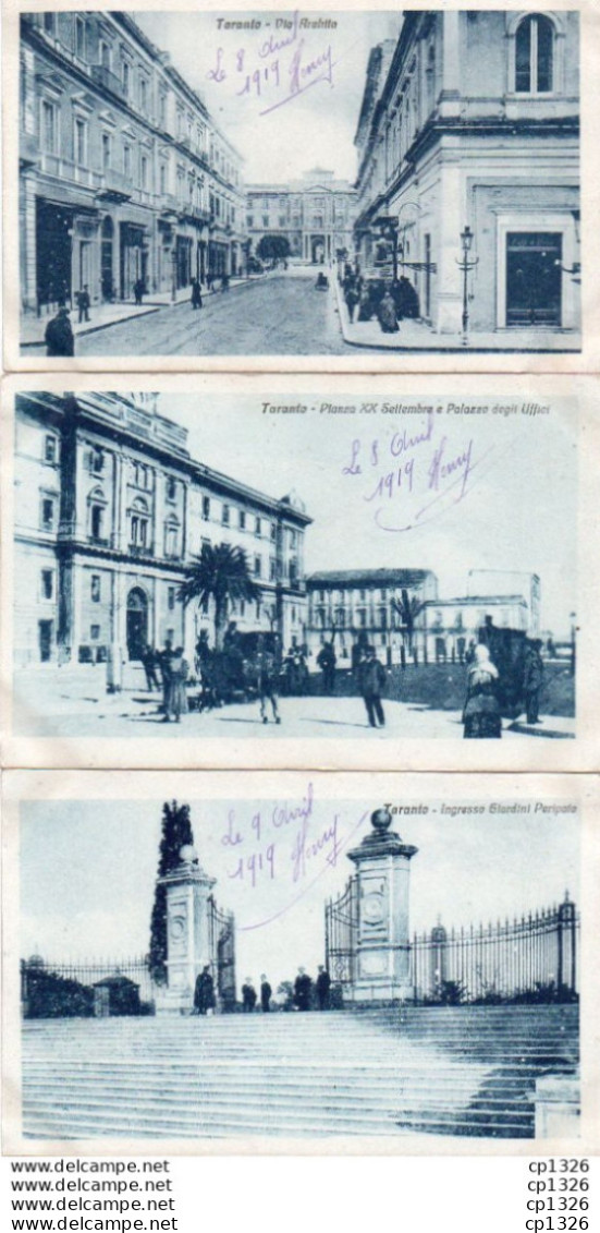 4V1FP   Italie Taranto Lot De 3 Cartes - Taranto