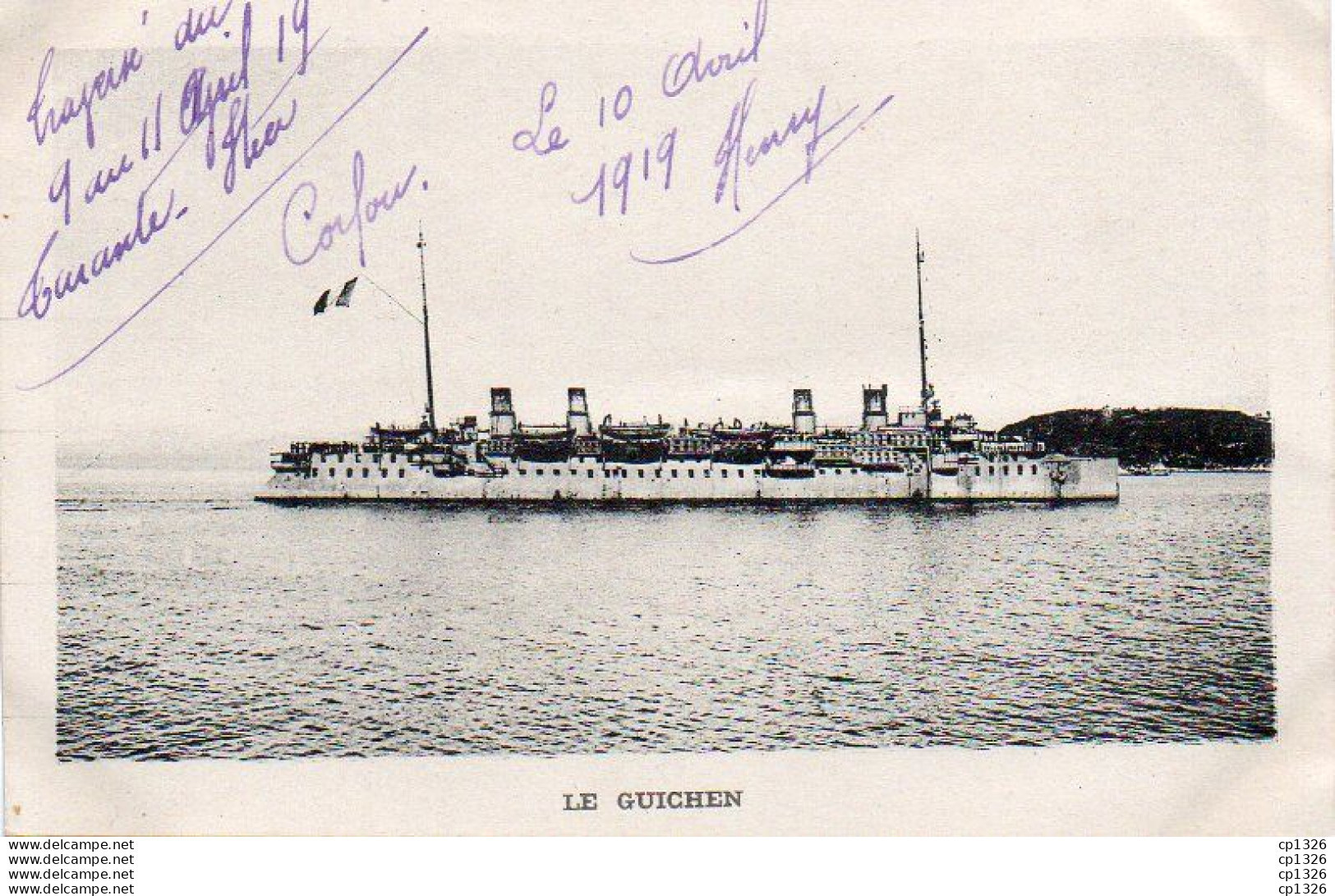 4V1FP   Bateau De Guerre Croiseur Rapide Le Guichen - Krieg