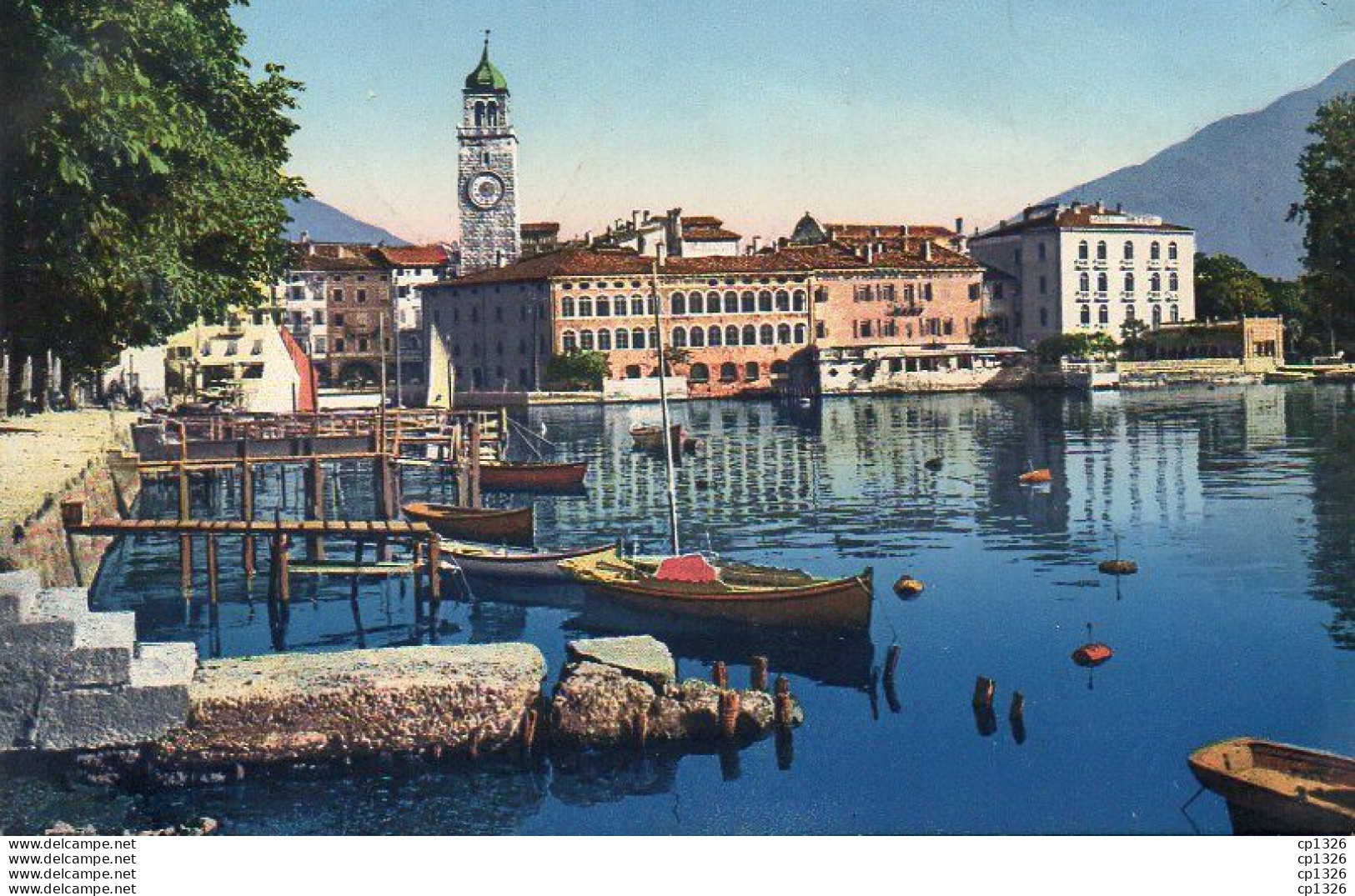 4V1FP   Italie Lago Di Garda Riva Spiaggia Hotel Sole - Autres & Non Classés