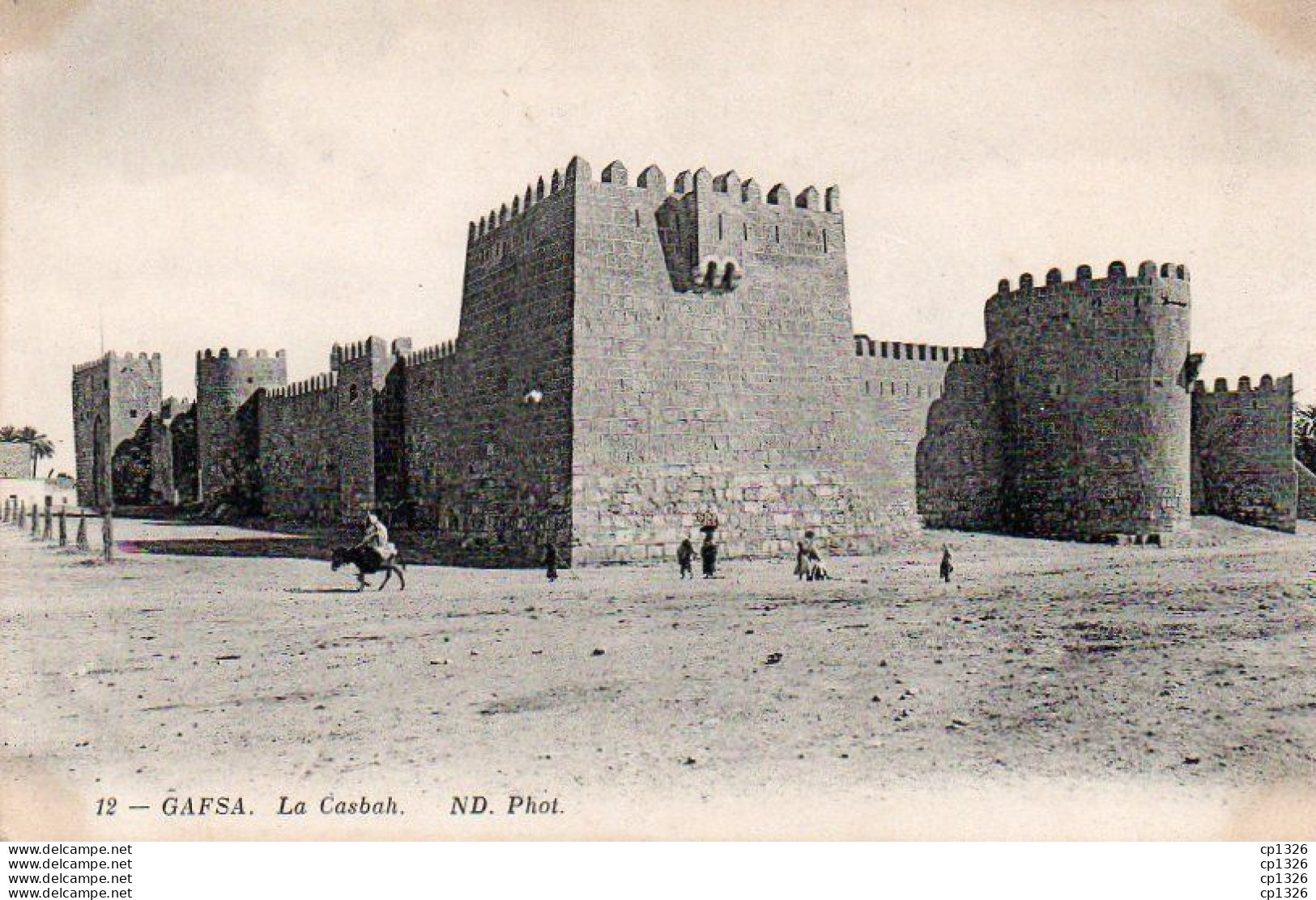 4V1FP   Tunisie Gafsa La Casbah Forteresse Où Sont Emprisonnés Les Soldats Allemands Guerre 14/18 - Tunesië