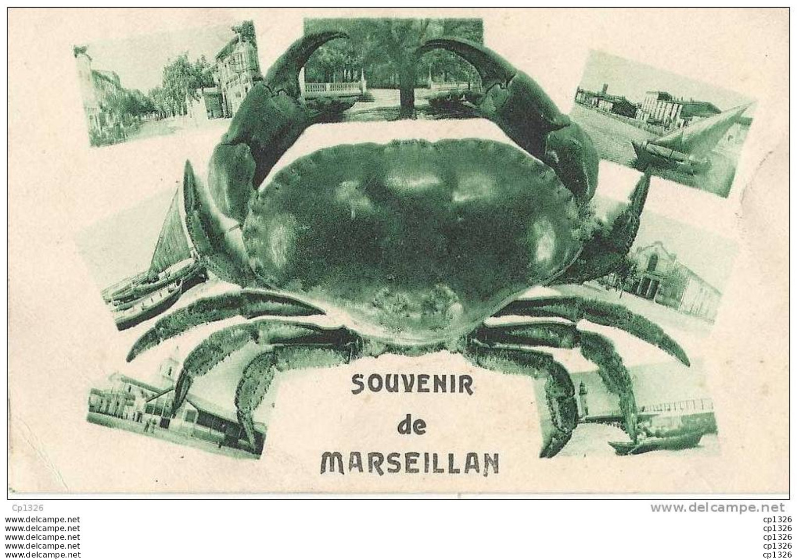 10man  34 MARSEILLAN MULTIVUES LE CRABE - Marseillan