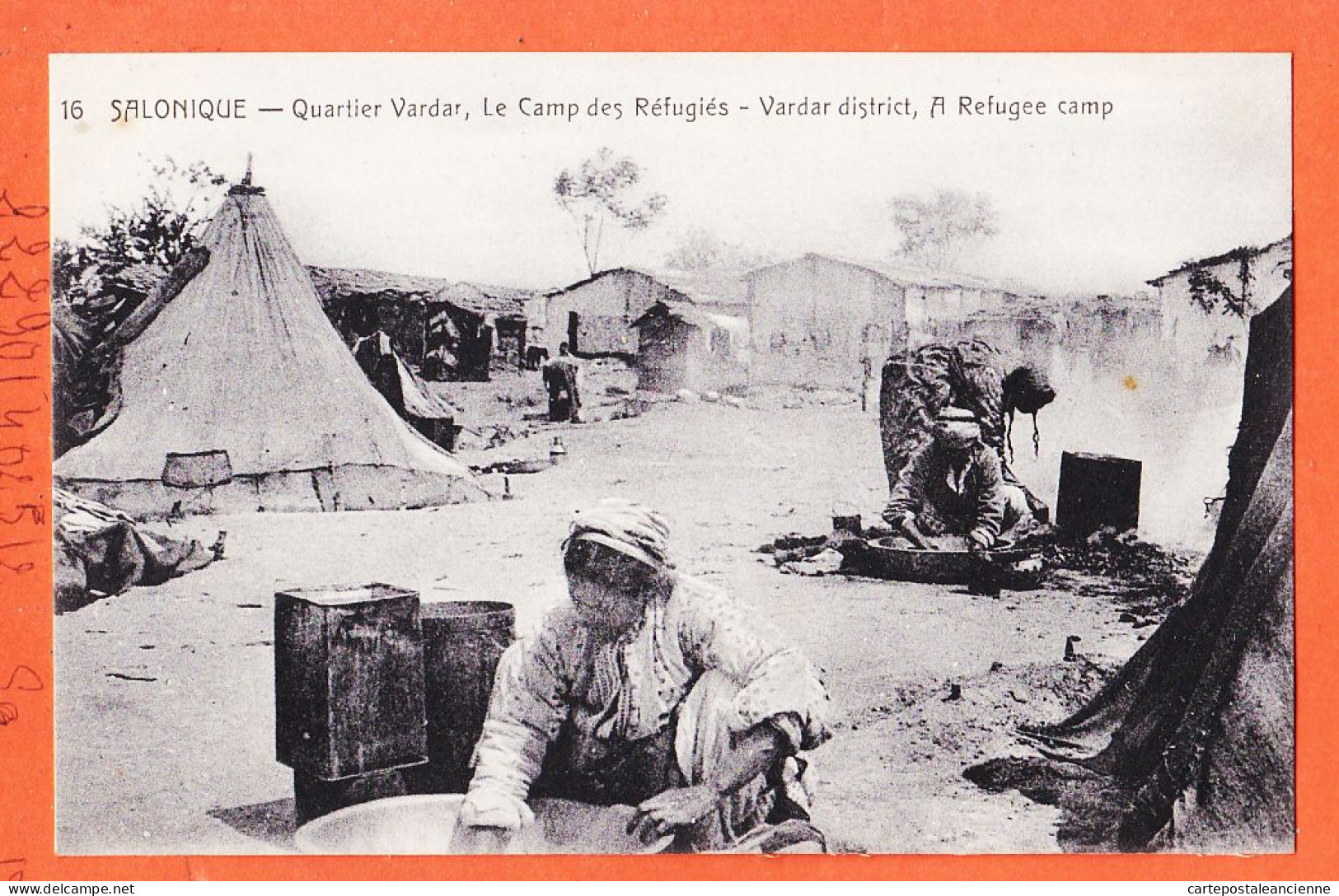 35739 / ♥️ SALONIQUE Grece ◉ Quartier VARDAR Camp Refugiés ◉ SALONICA District Refugees 1910s ◉ Edition J.T & Cie N° 16 - Grèce