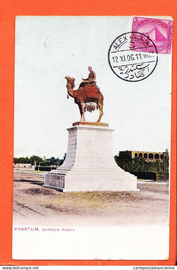 35962 / ⭐ ◉  KHARTUM الخرطوم Khartum Khartoum Soudan ◉ GORDON Pasha 1906 ◉ LICHTENSTERN-HARARI Nr 89 - Soudan