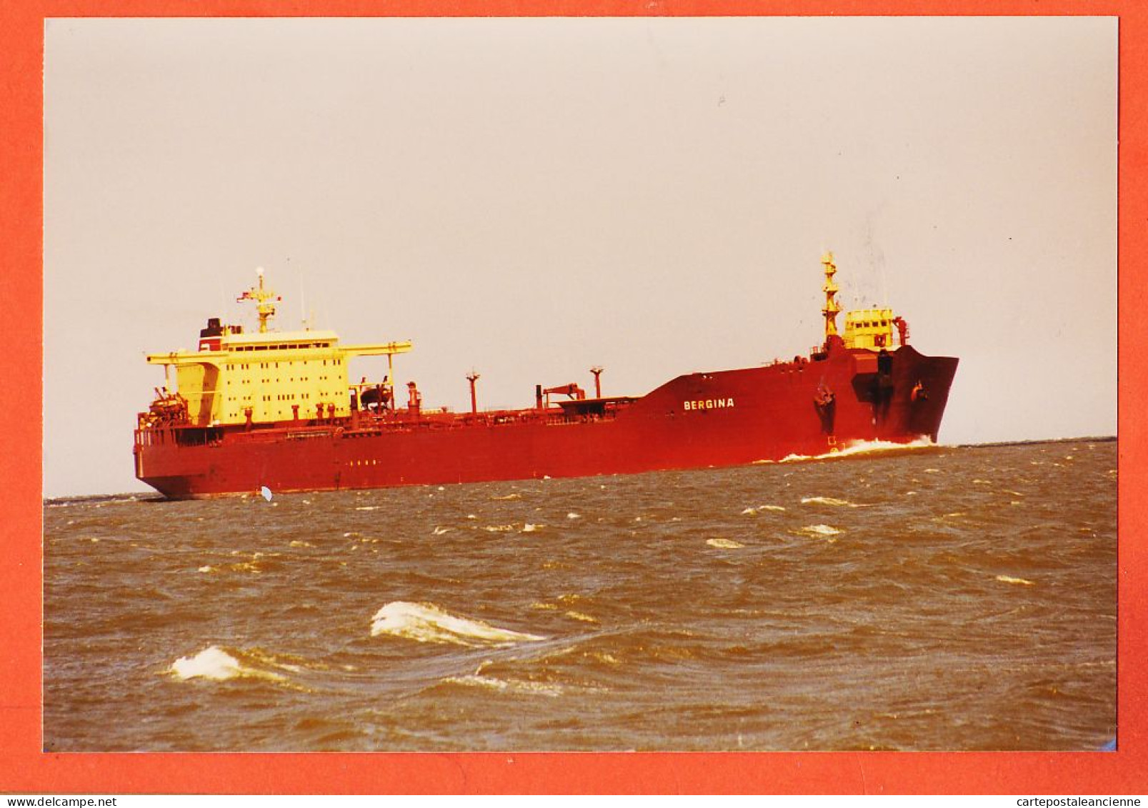 35783 / IMO ? Crude Oil Tanker BERGINA Norway Ship Petrolier 06-1997 Photographie Véritable 15x10 KODAK ROYAL - Bateaux