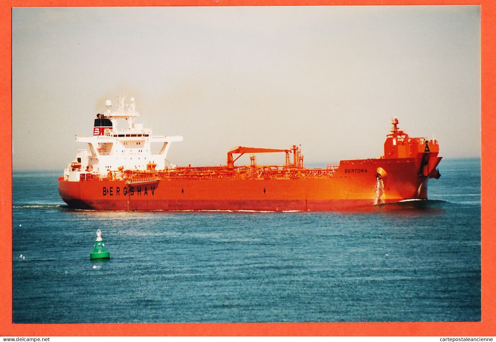 35782 / IMO ? Crude Oil Tanker BERGSHAV Ship Petrolier 10-1996 Photographie Véritable 15x10 KODAK  - Bateaux
