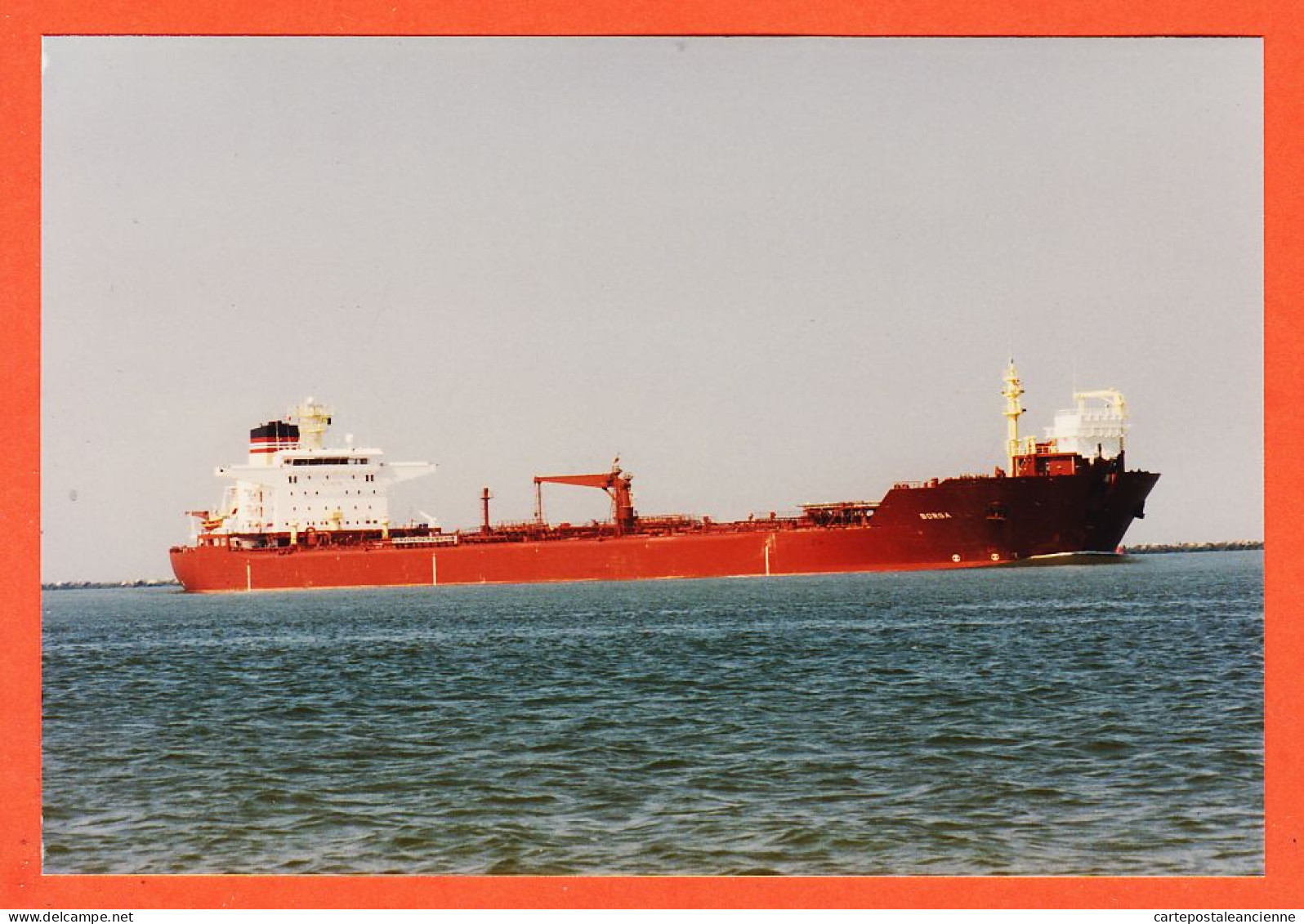 35773 / IMO 891240 Crude Oil Tanker BORGA (2) Ship Petrolier 10-1996 Photographie Véritable 15x10 KODAK  - Bateaux