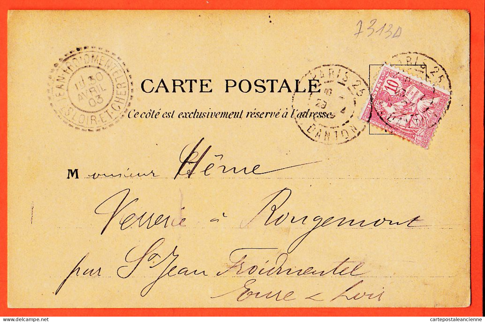35531 / PARIS V BILLAULT CHENAL DOUILHET Fabrique Produits Chimiques 22 Rue SORBONNE 1903 à HEME Verrerie ROUGEMONT - Paris (05)