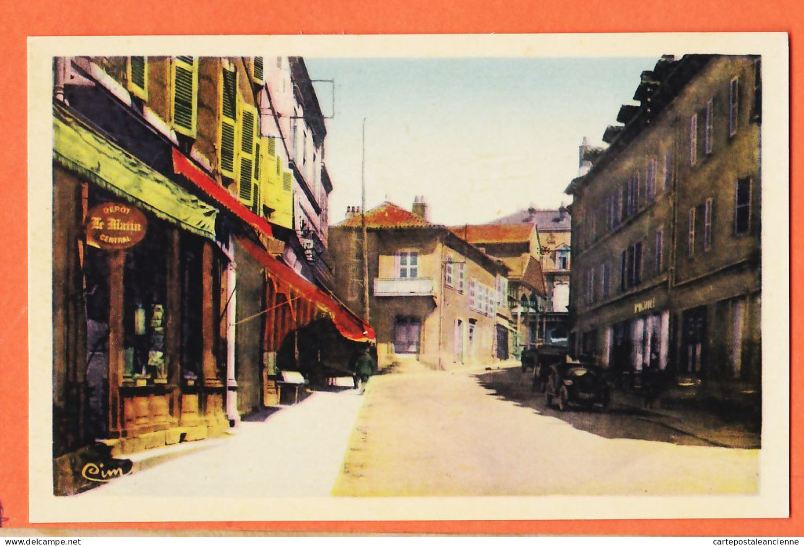 35883 / DECAZEVILLE 12-Aveyron Depot Central LE MATIN Rue CAYRADE Le Centre 1920s COMBIER - Decazeville