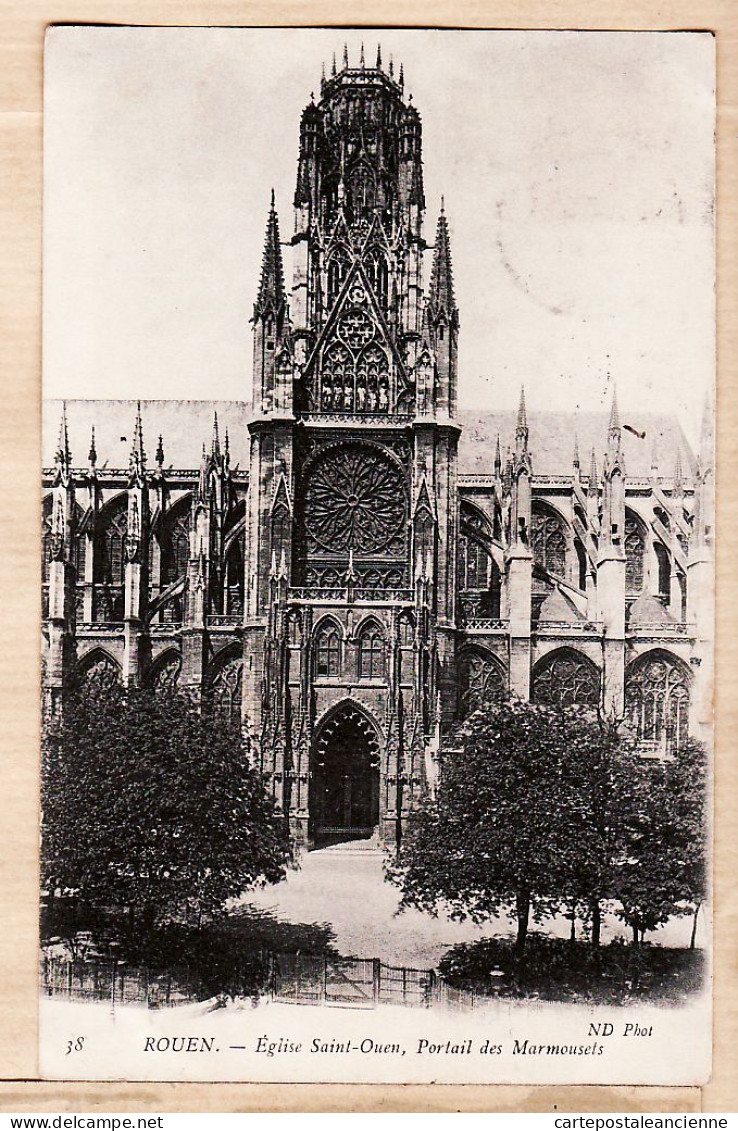 35640 / ROUEN Eglise SAINT-OUEN St Portail Des MARMOUSETS 1905 à Soeur JULIE Pharmacie Hotel-Dieu Angers  NEURDEIN 38  - Rouen