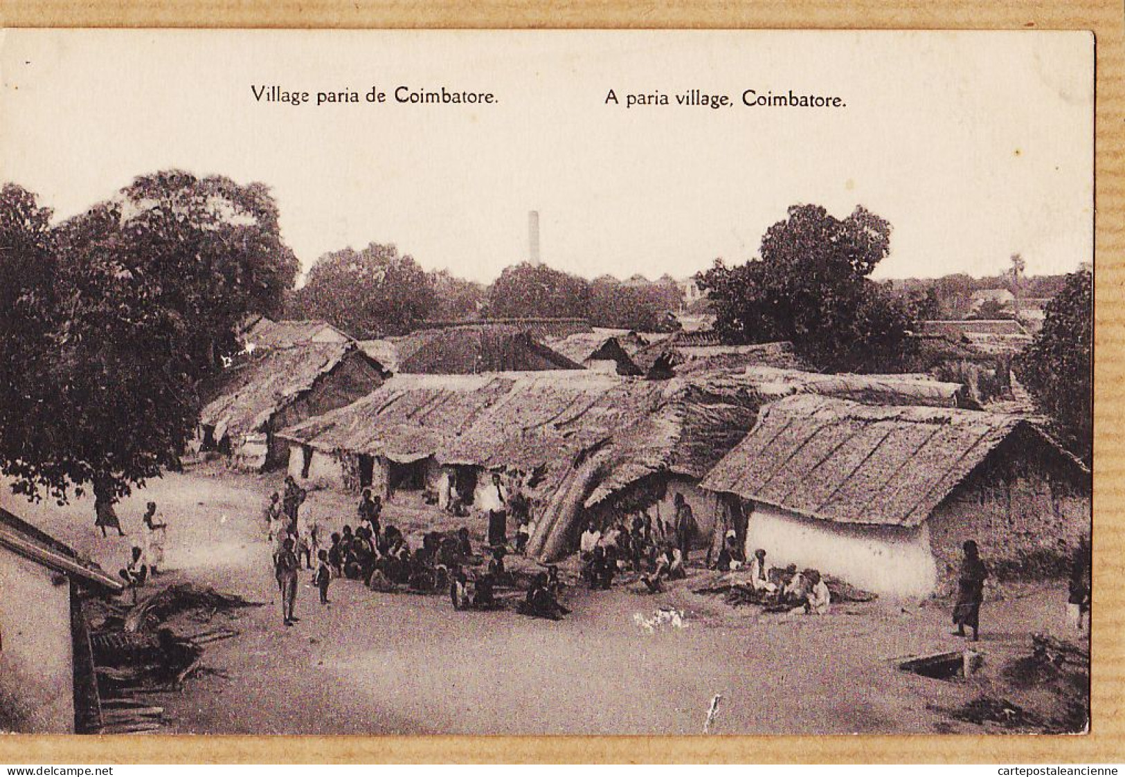 35557 / COIMBATORE Indes Village De PARIA Missions-Etrangères 1920s  - Inde