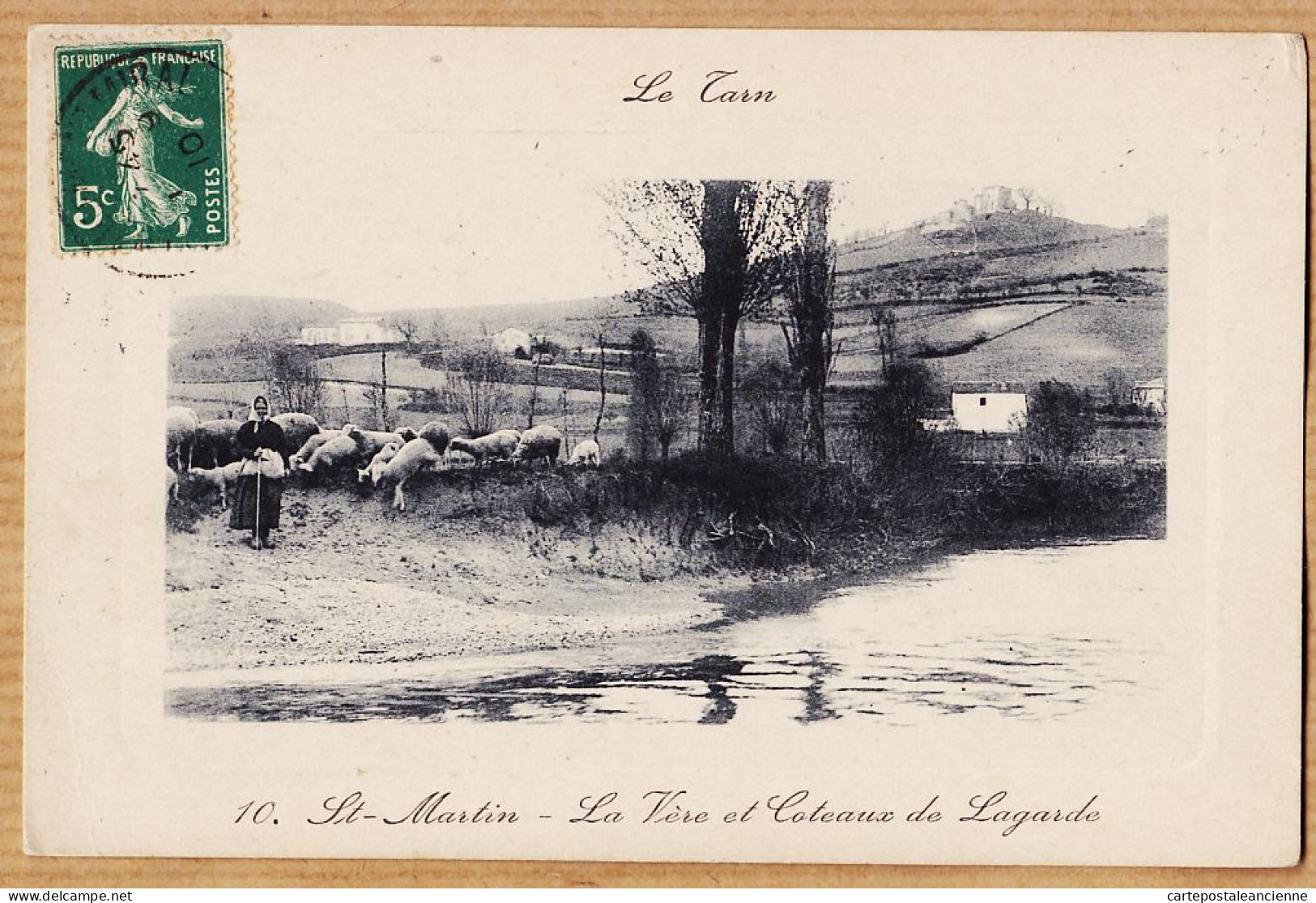 35737 / SAINT-MARTIN Tarn La VERE Coteaux LAGARDE 1910 De PELOUS à CATROUX Conservateur Musée Beaux-Arts Nantes-POUX 10 - Autres & Non Classés