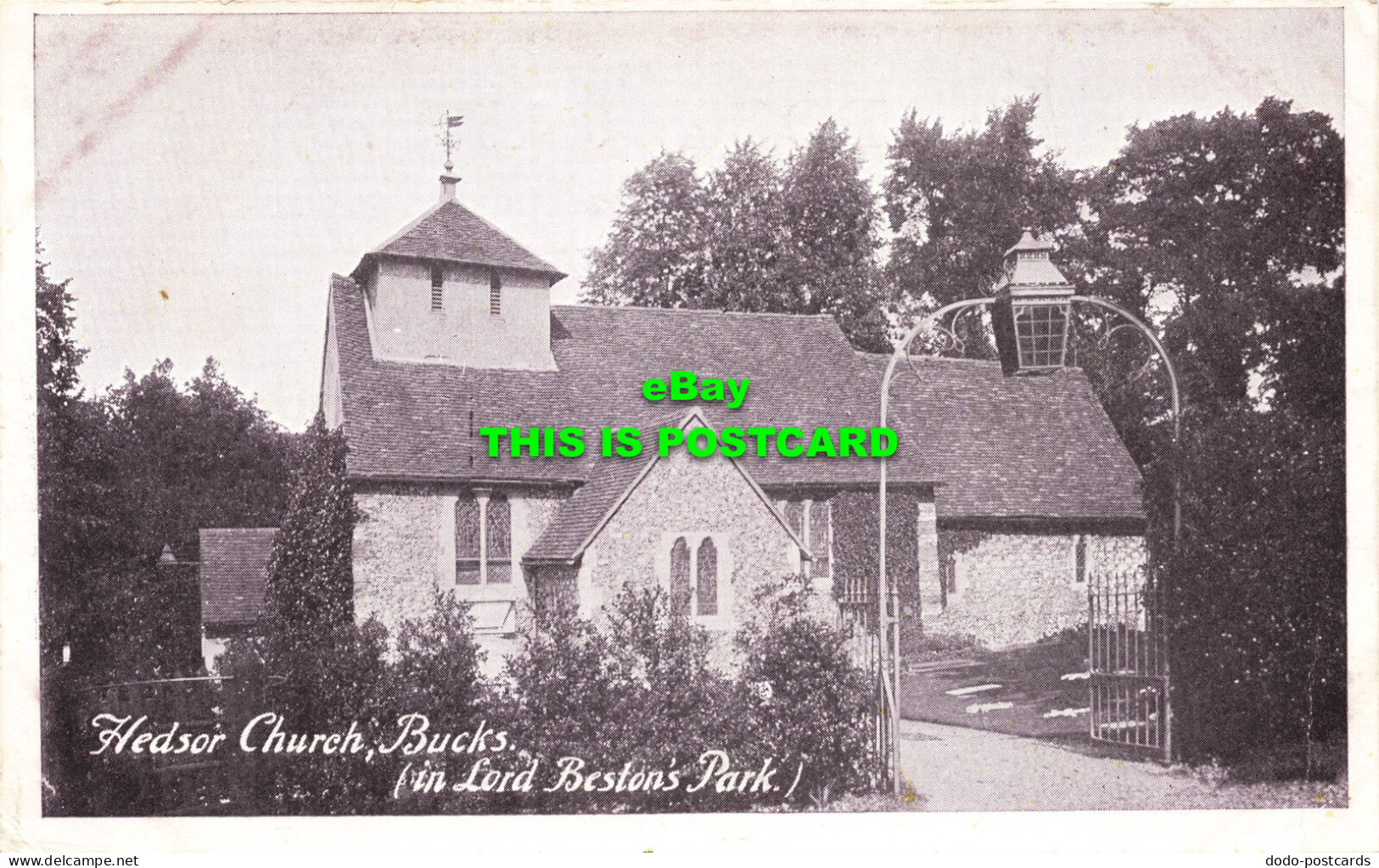 R587372 Hedsor Church. Bucks. In Lord Bestons Park. Christian Novels Series - Monde