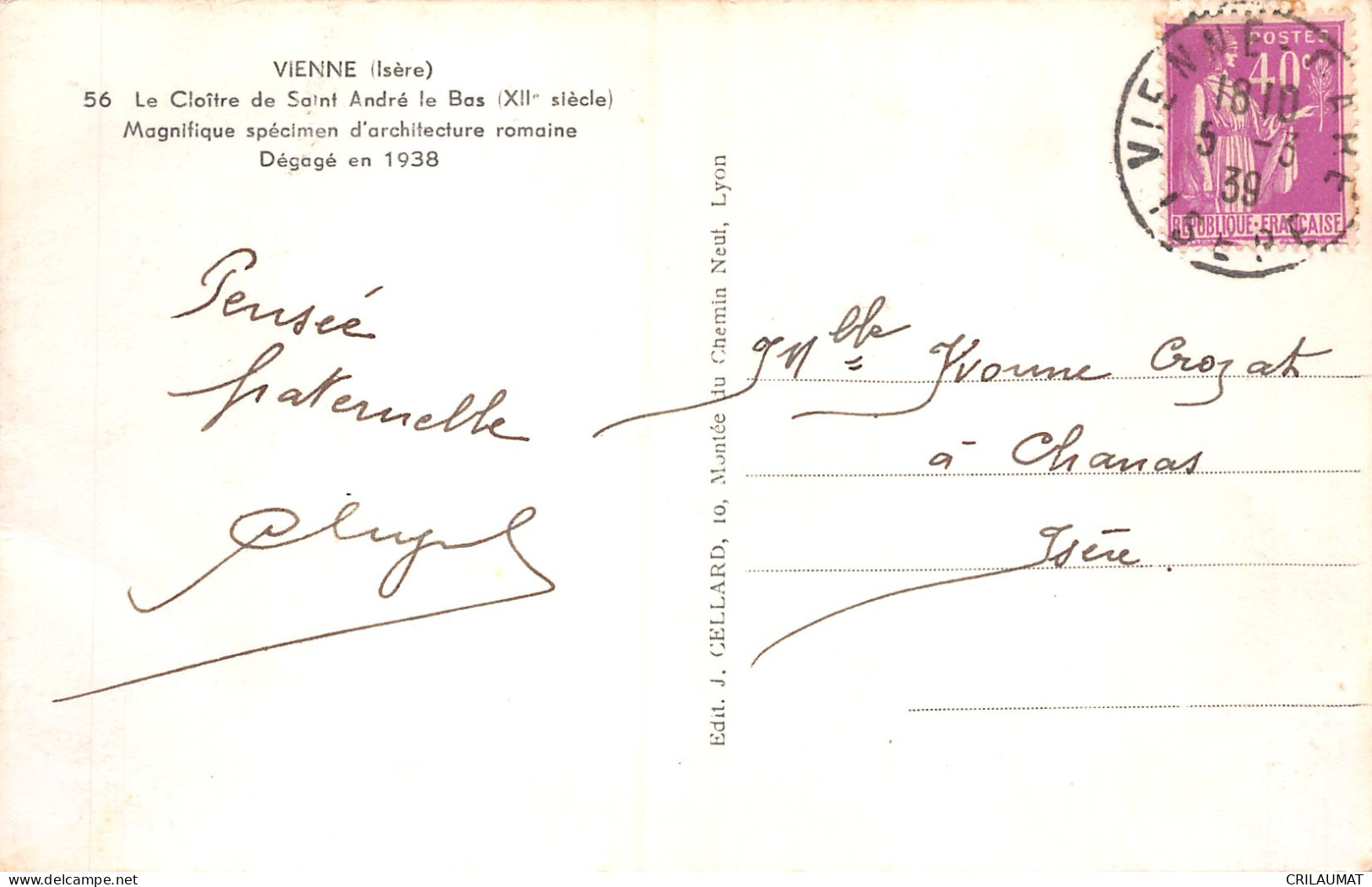 38-VIENNE-N°T5167-E/0197 - Vienne