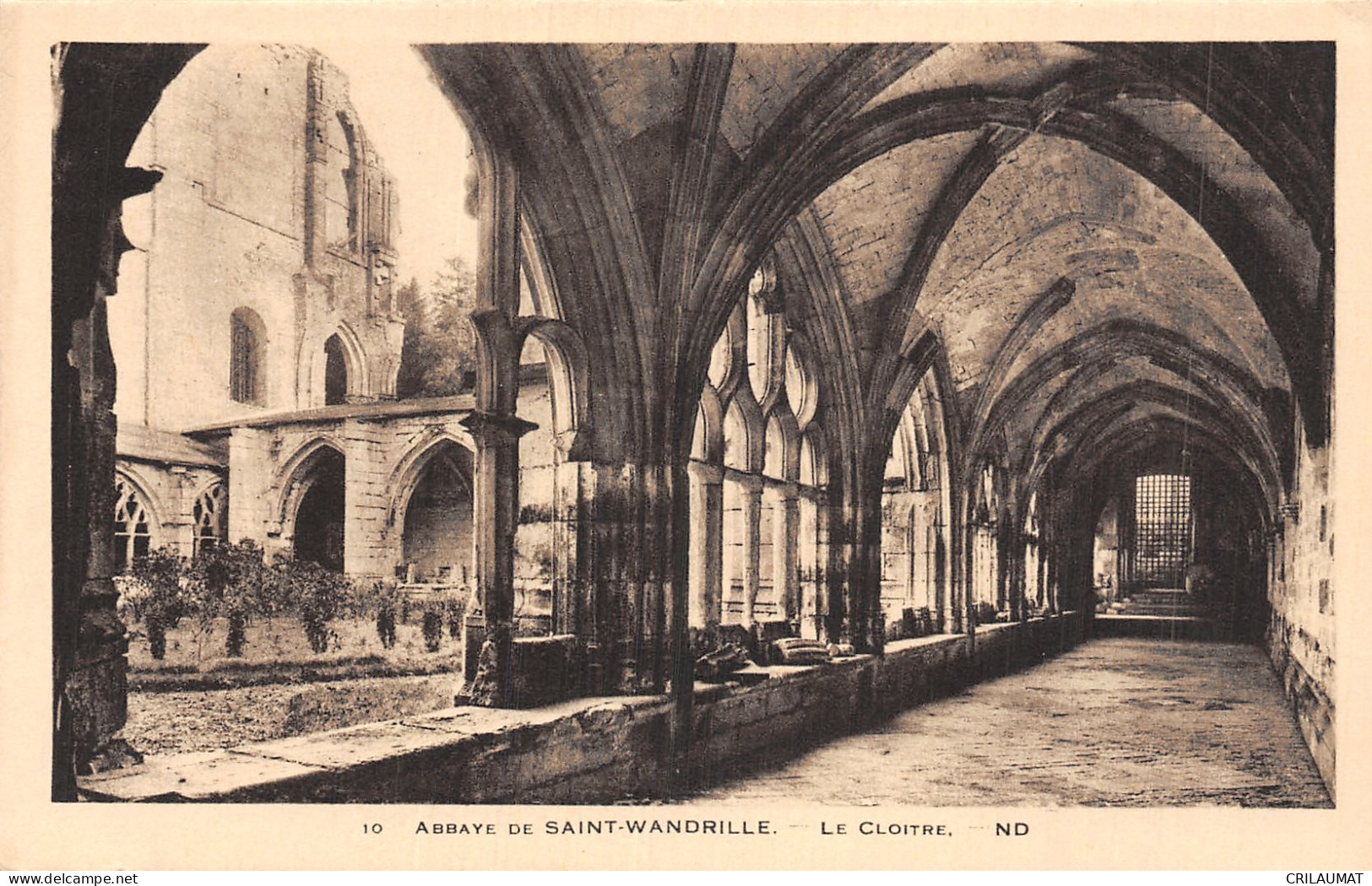 76-SAINT WANDRILLE-N°T5167-D/0039 - Saint-Wandrille-Rançon