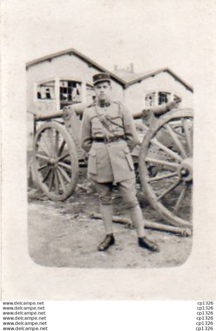 3V4Cha  Photo Soldat Du 8eme RAL De Nancy à Lunéville Canons En 1920 - Photographie