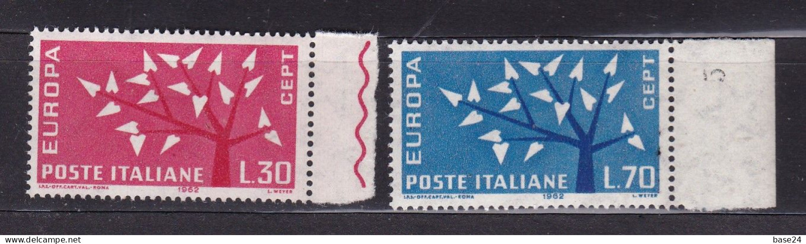 1962 Italia Italy Repubblica EUROPA CEPT EUROPE Serie Di 2 Valori MNH** ALBERO TREE - 1962
