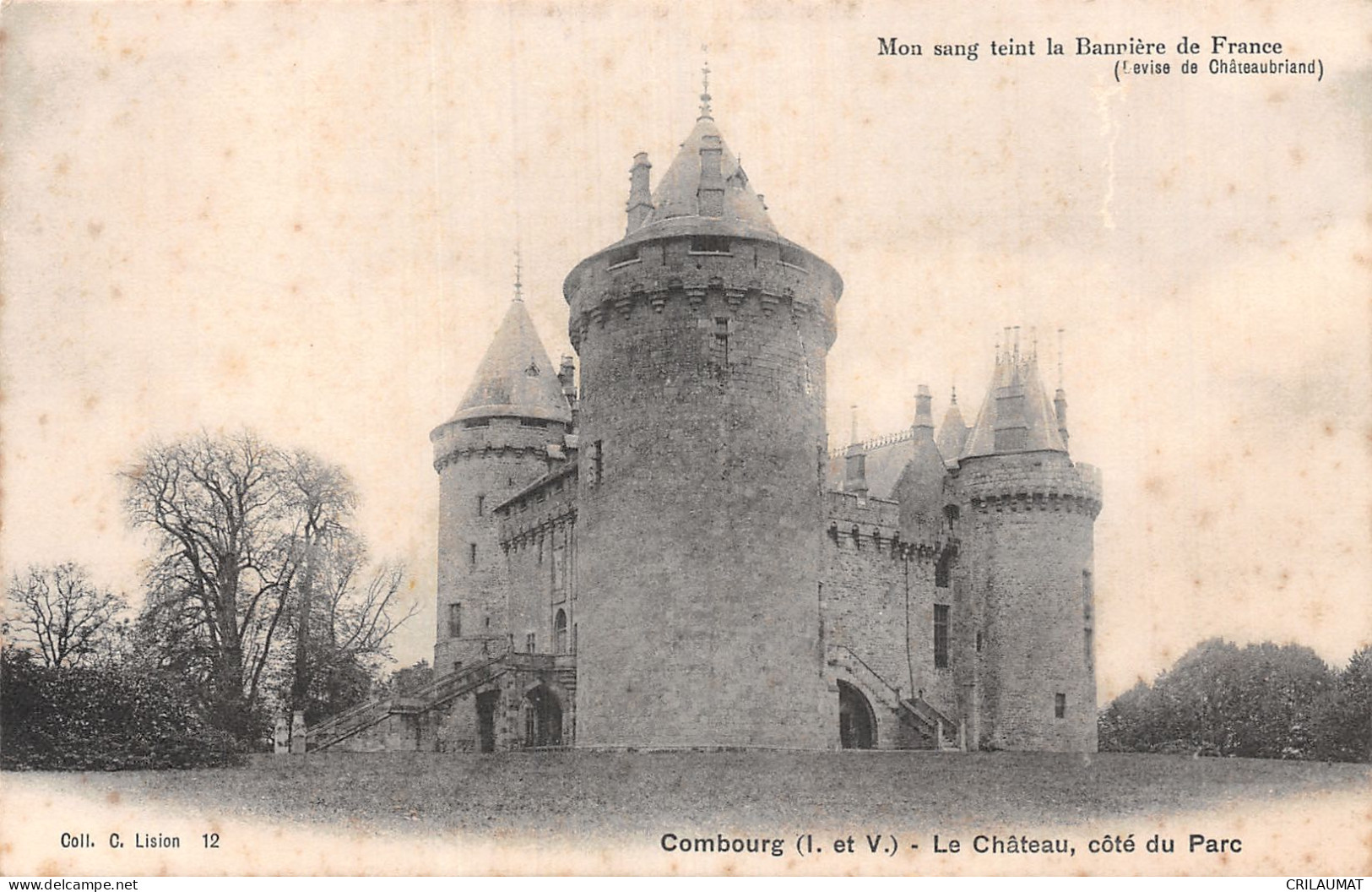 35-COMBOURG LE CHÂTEAU-N°T5168-B/0031 - Combourg