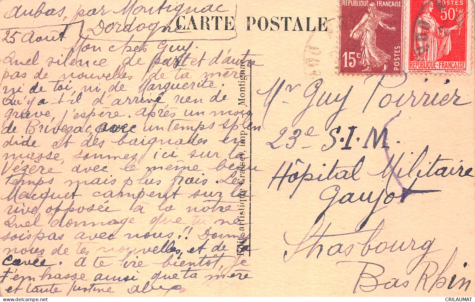 24-MONTIGNAC-N°T5168-A/0189 - Other & Unclassified