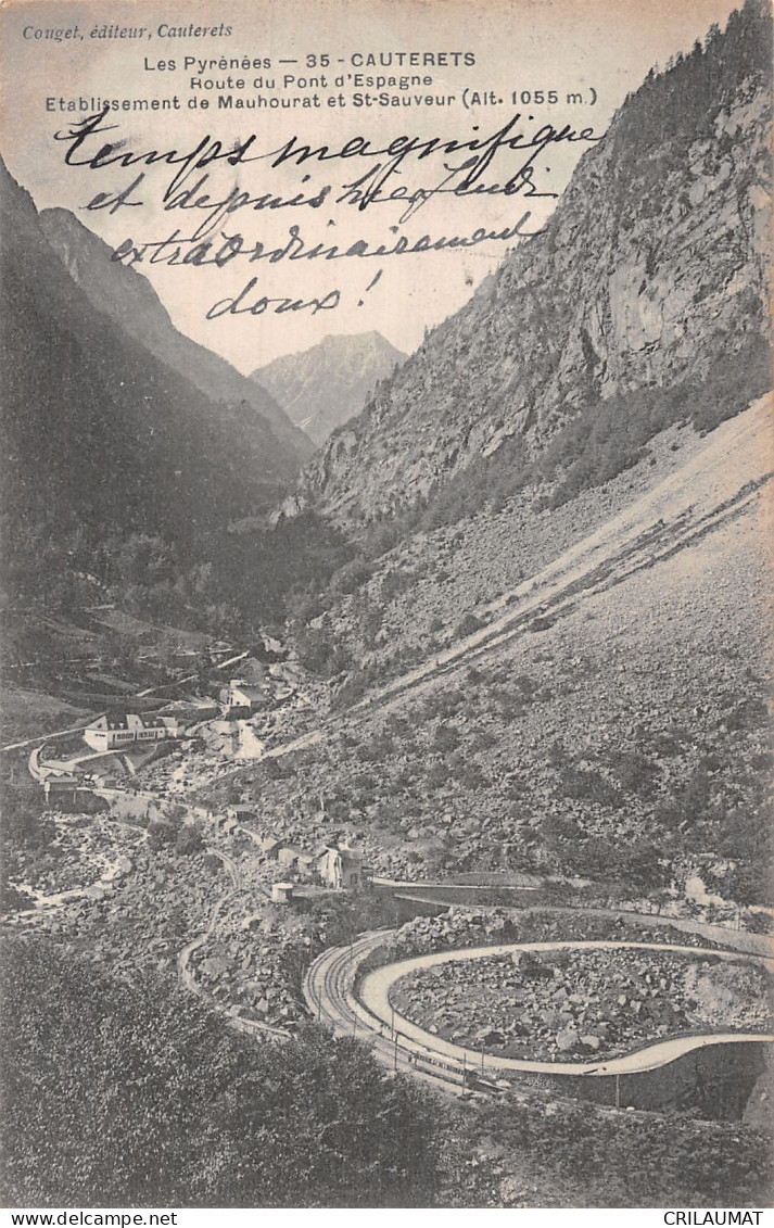 65-CAUTERETS -N°T5168-E/0119 - Cauterets