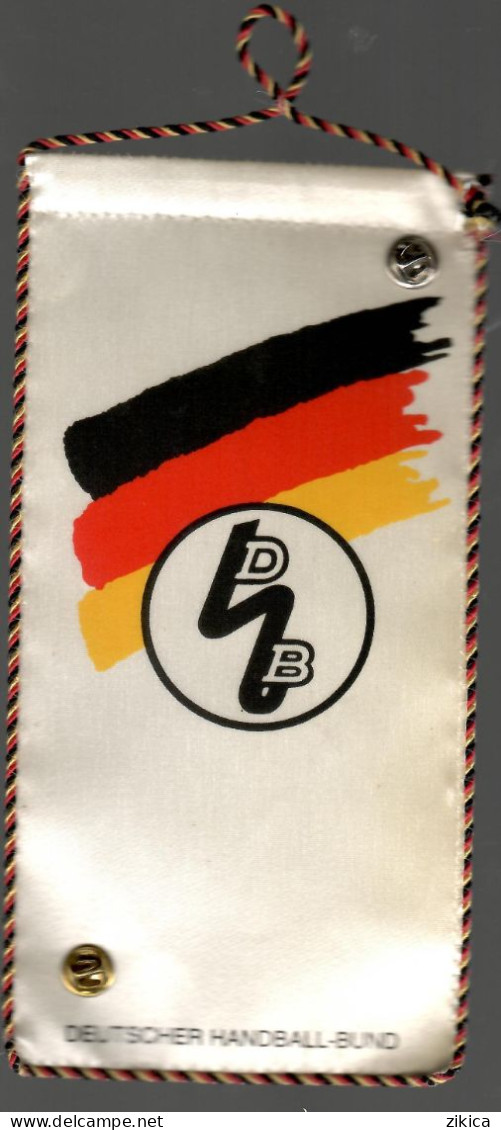 Deutscher Handball - Bund Flag And Two Badges - Germany - Balonmano