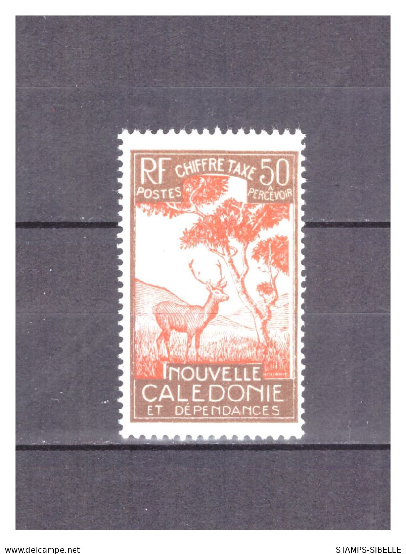 NOUVELLE  CALEDONIE . TAXE  N °  34.  50  C   .  NEUF  *  SUPERBE . - Neufs