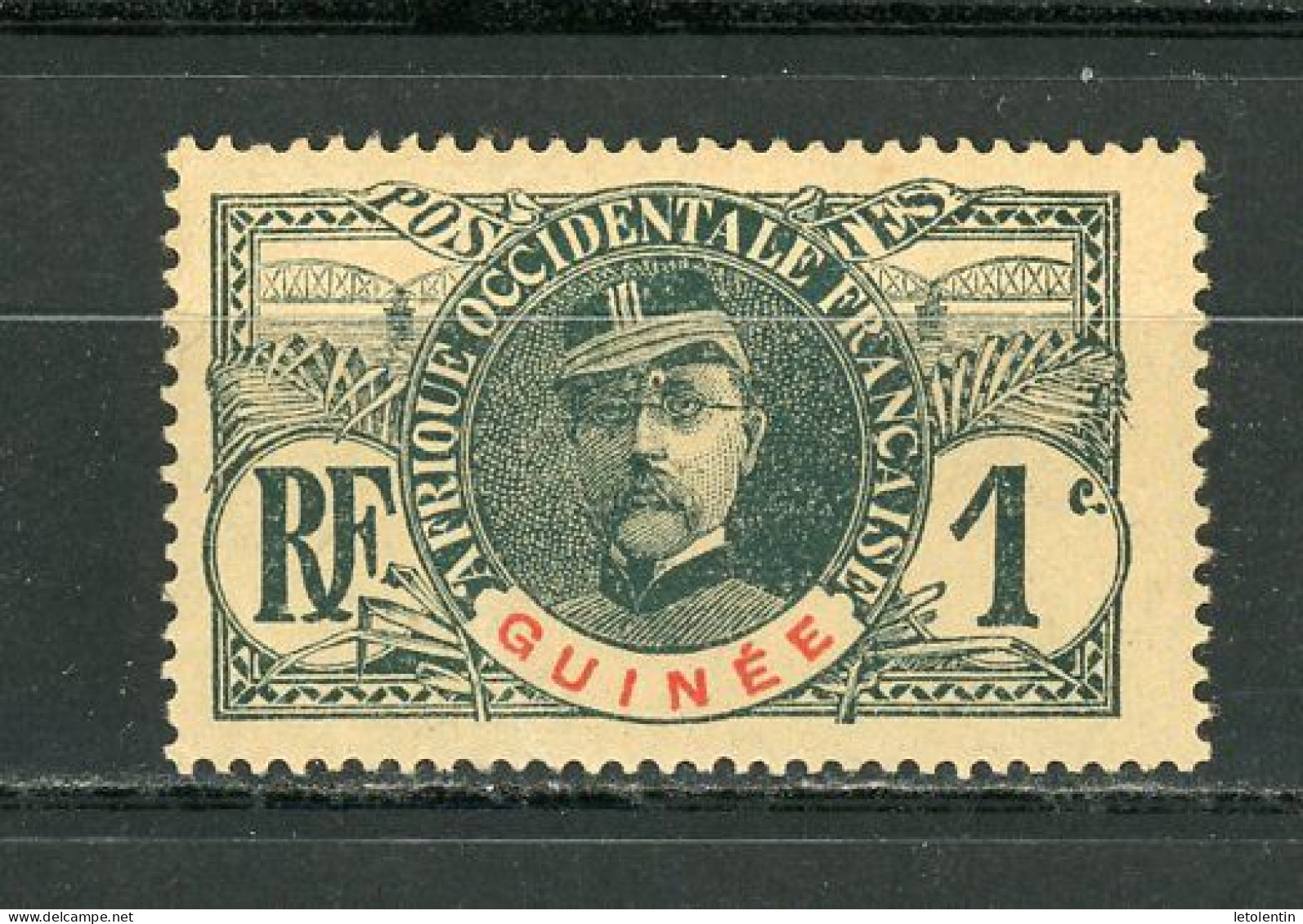 GUINÉE (RF) - FAIDHERBE  - N°Yt  33* - Unused Stamps