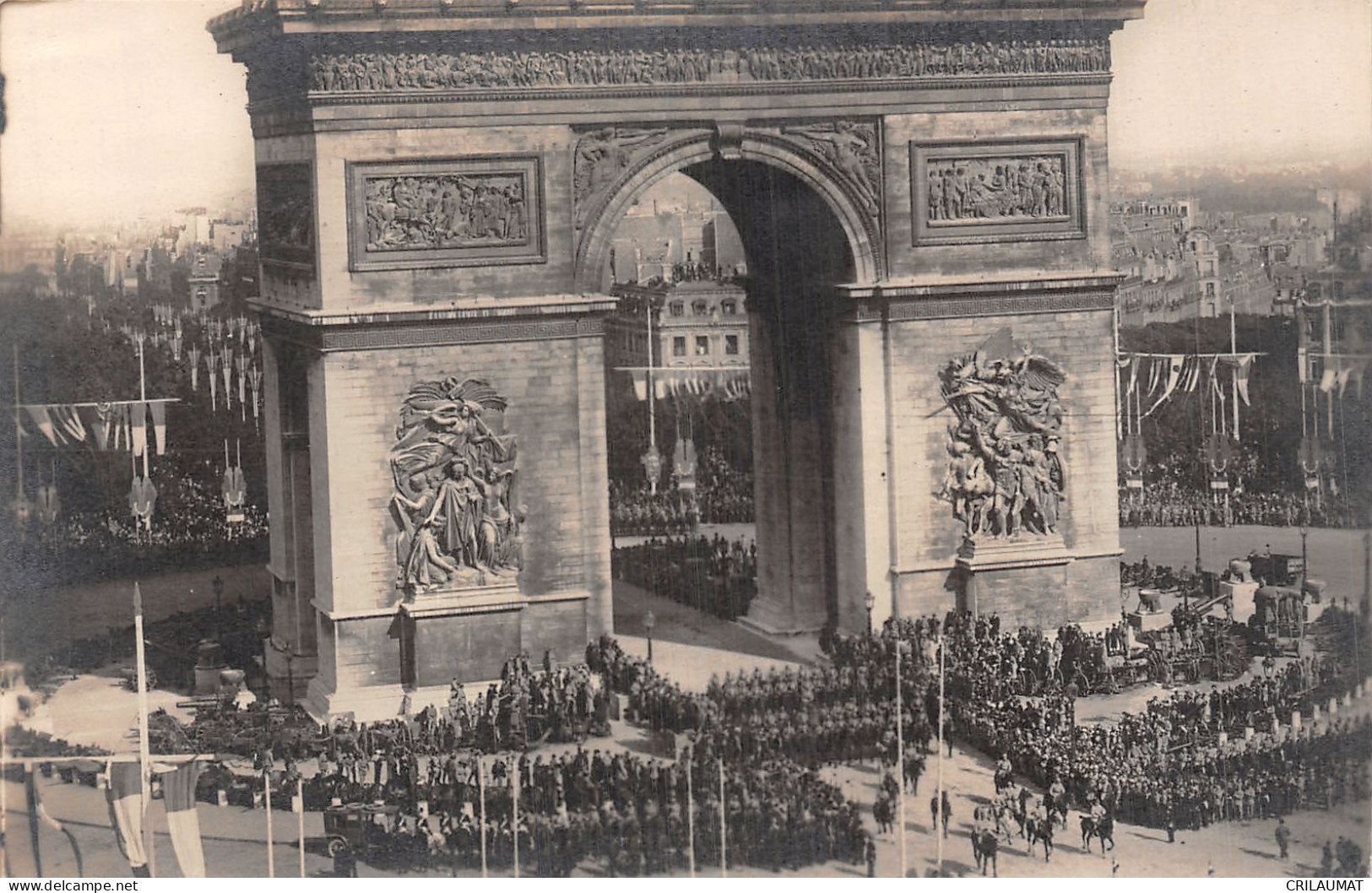 75-PARIS L ARC DE TRIOMPHE-N°T5168-C/0327 - Arc De Triomphe