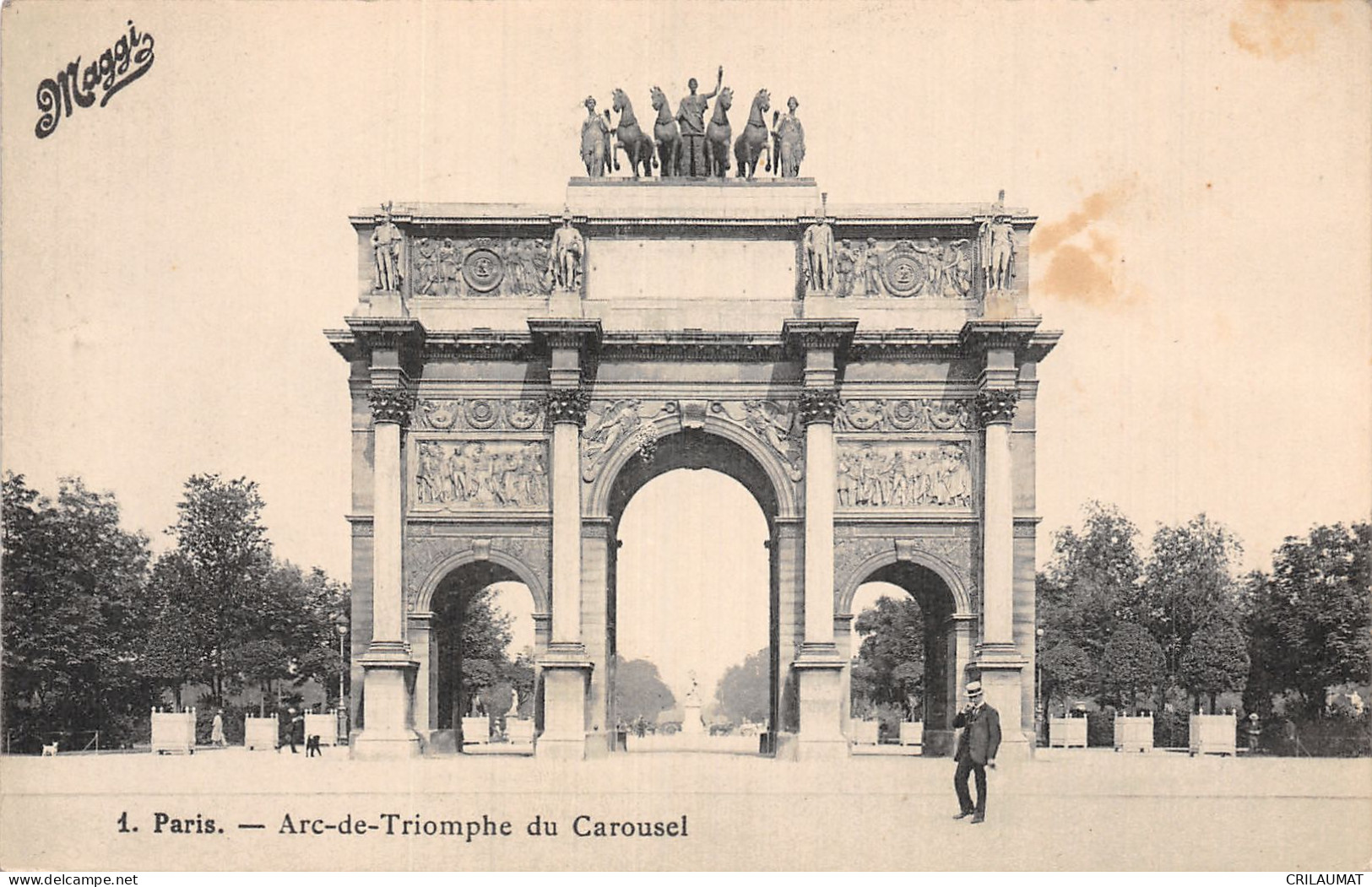 75-PARIS L ARC DE TRIOMPHE-N°T5168-C/0323 - Arc De Triomphe