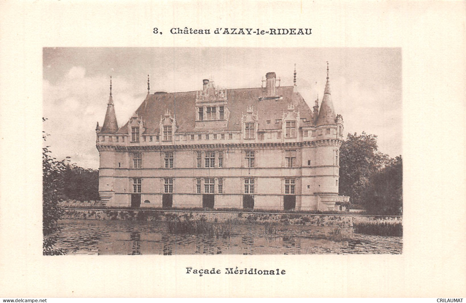 37-AZAY LE RIDEAU LE CHÂTEAU-N°T5168-H/0081 - Azay-le-Rideau