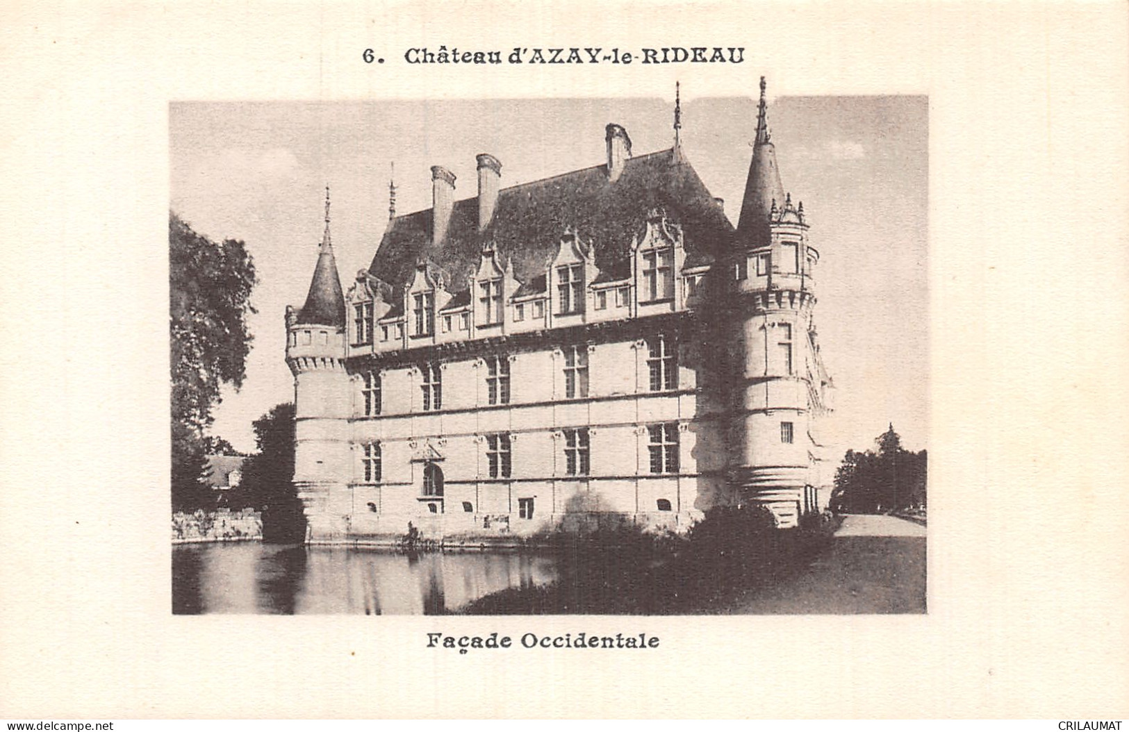 37-AZAY LE RIDEAU LE CHÂTEAU-N°T5168-H/0079 - Azay-le-Rideau