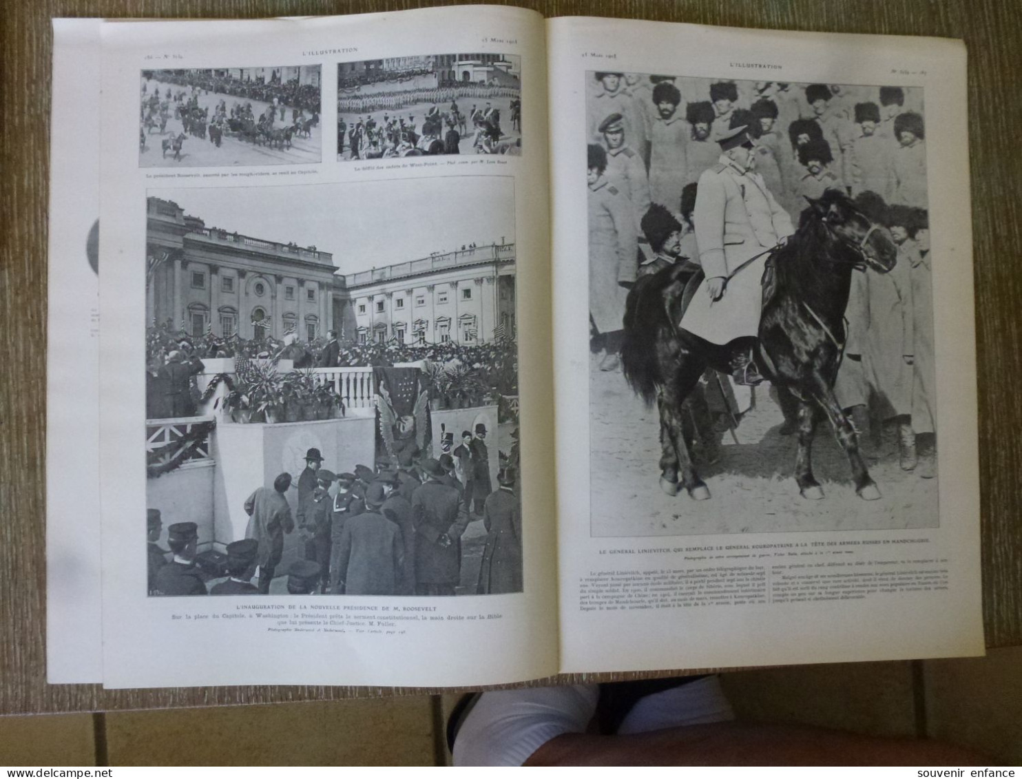 L'Illustration Mars 1905 Montignoso Hôtel Aurore Général Liniévitch Moukden Cha Ho Cuirassé Sully Baie D'Along Vietnam - L'Illustration