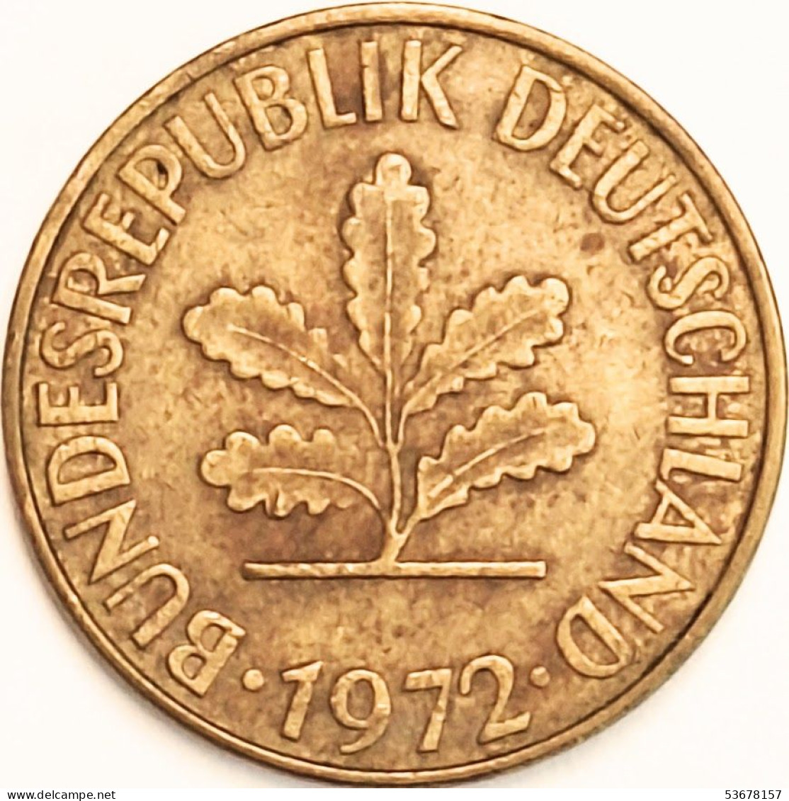 Germany Federal Republic - 10 Pfennig 1972 G, KM# 108 (#4646) - 10 Pfennig