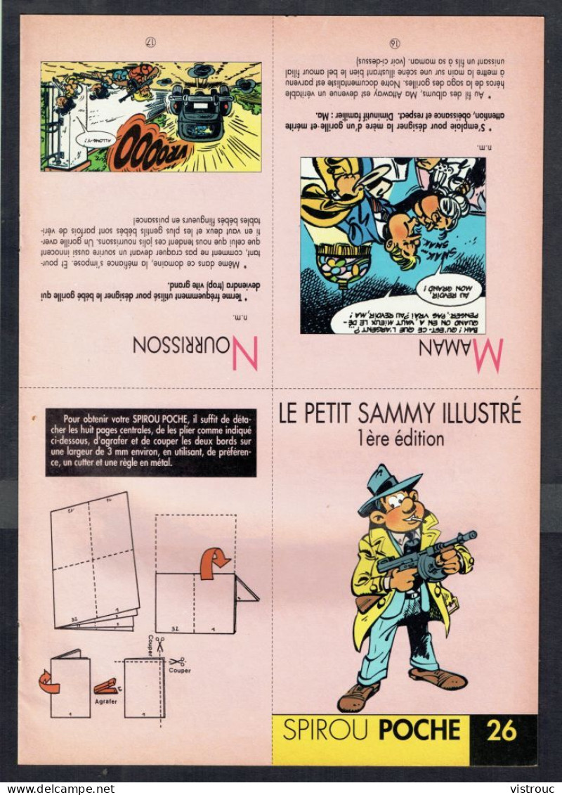 Spirou-poche N° 26 "LE PETIT SAMMY ILLUSTRE" De BERCK - Suplément à Spirou N° 2801 - Non Monté. - Spirou Magazine