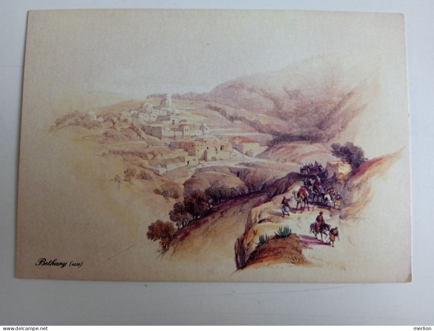 D202921    AK  CPM  ISRAEL -   Bethany (1839) Lithograph By David Roberts -  Palphot 4543 - Israel